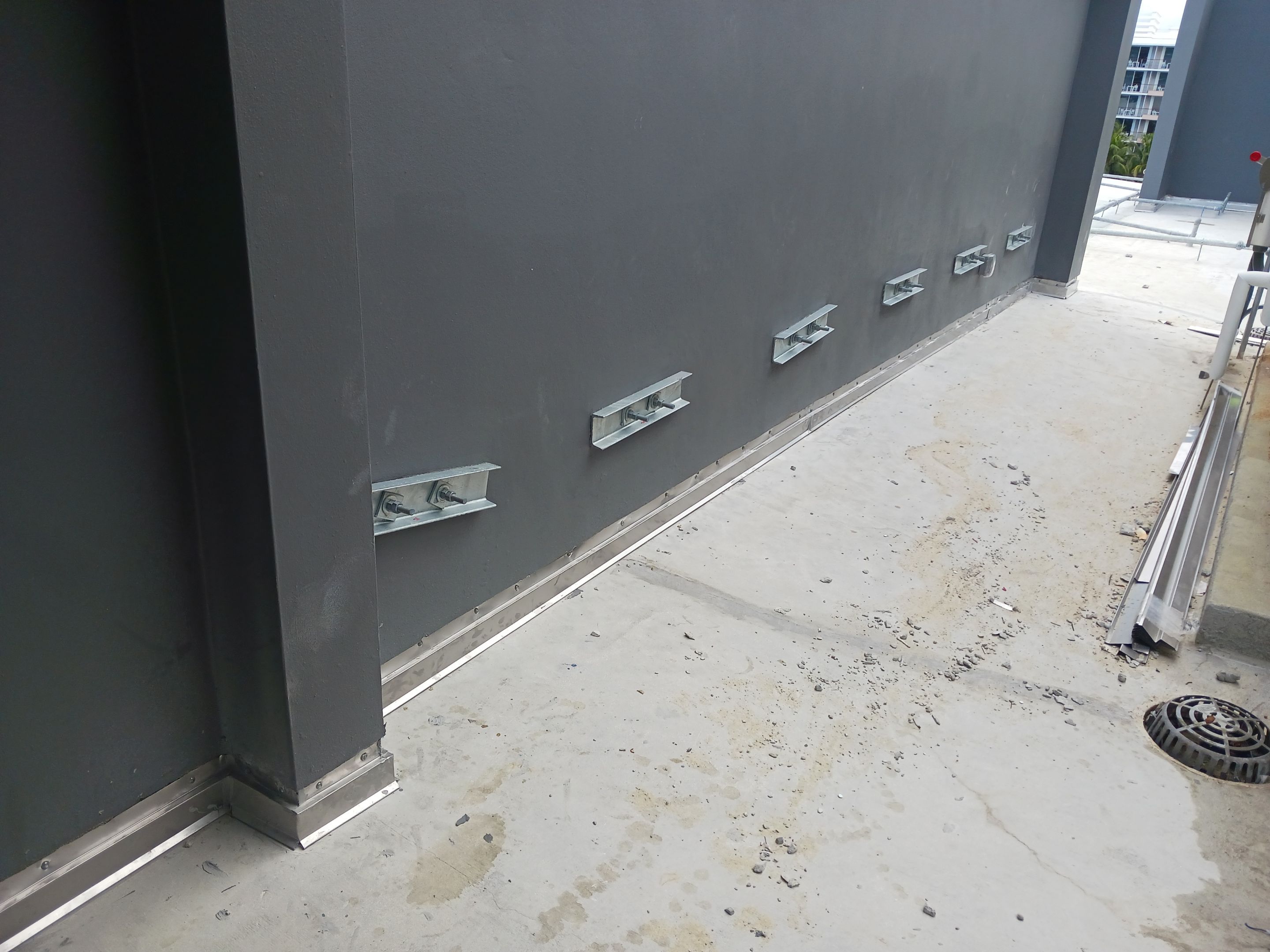 Commercial Rooftop HVAC Support and Perimeter Railing Installation in Bal Harbour by AJF ROOFING INC