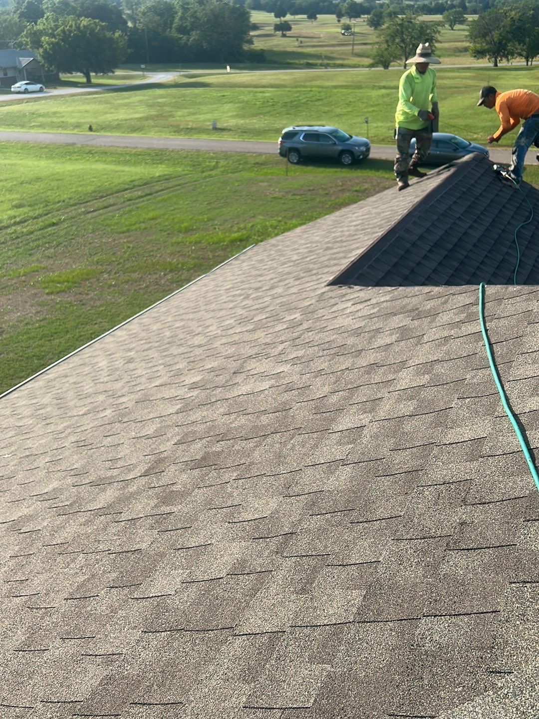 roof replacement in Prague by McCann's Roofing and Construction