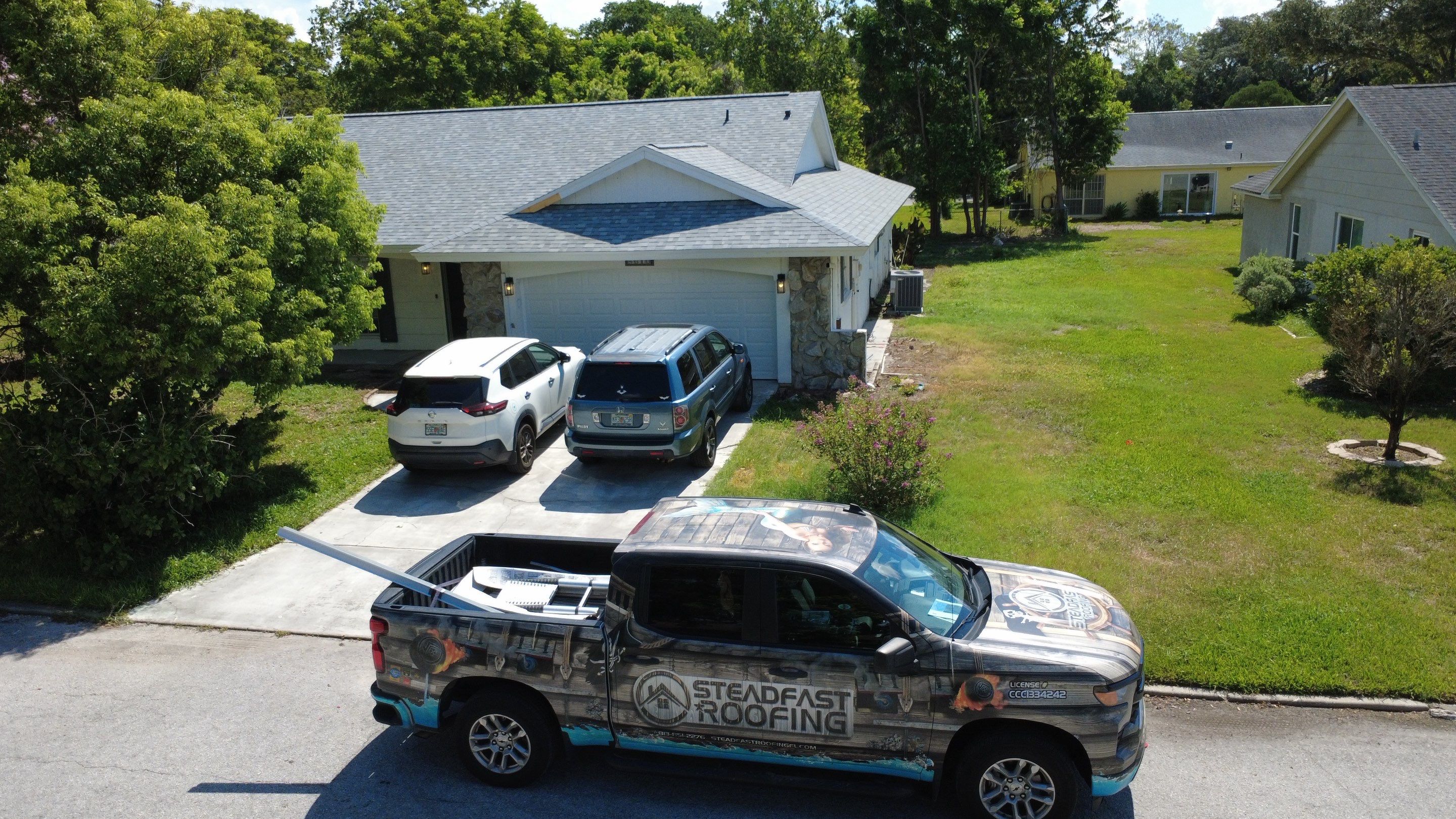 Roof Replacement in Hudson, FL by Steadfast Roofing
