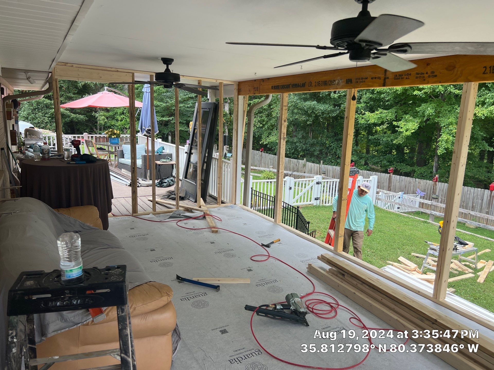 Window, Door, Deck, Custom Patio, Lower Sunroom by Clemmons Windows & Doors