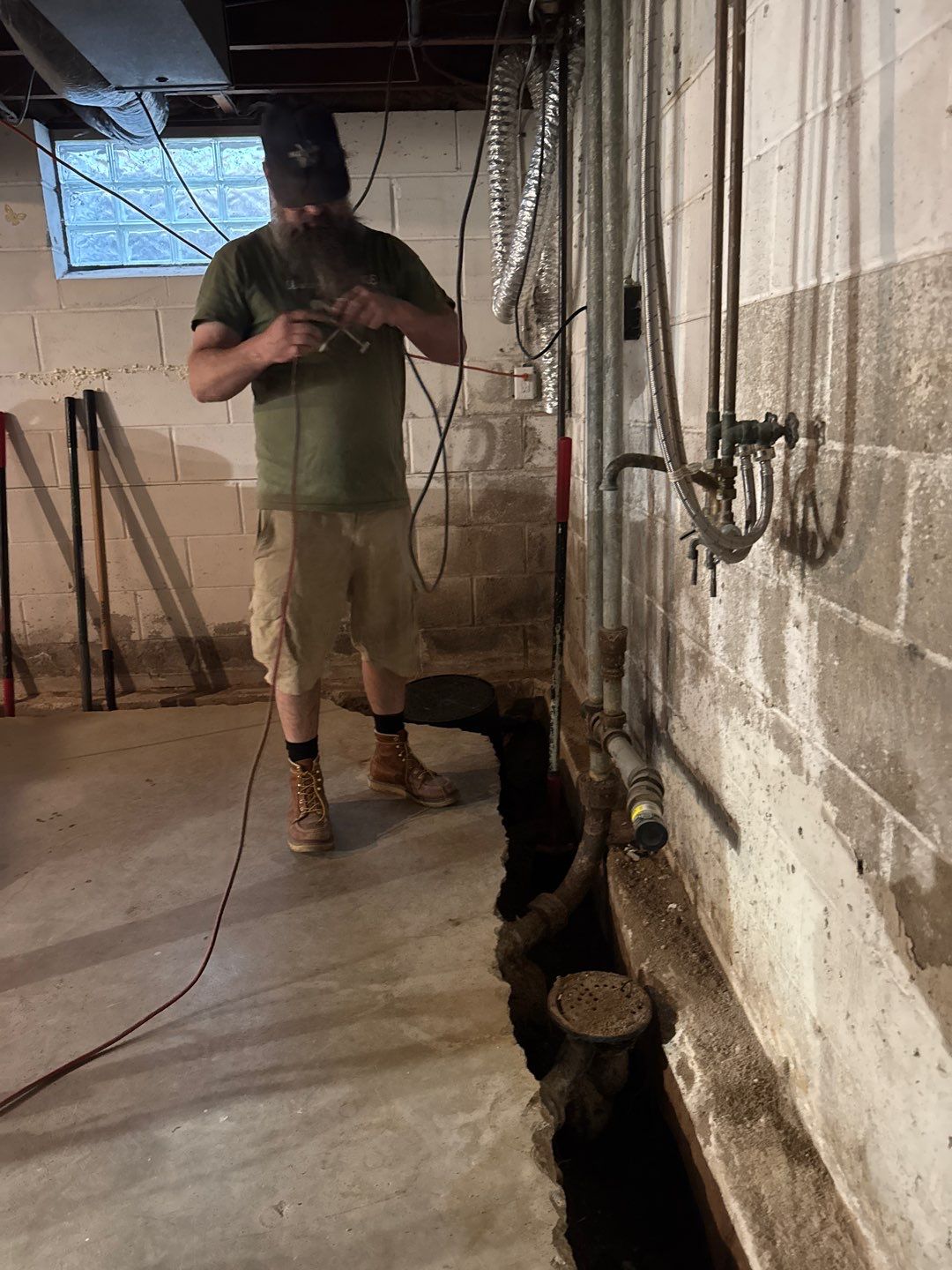 Interior Drain Tile Installation near Columbia Heights, MN by Waterproofing Northeast