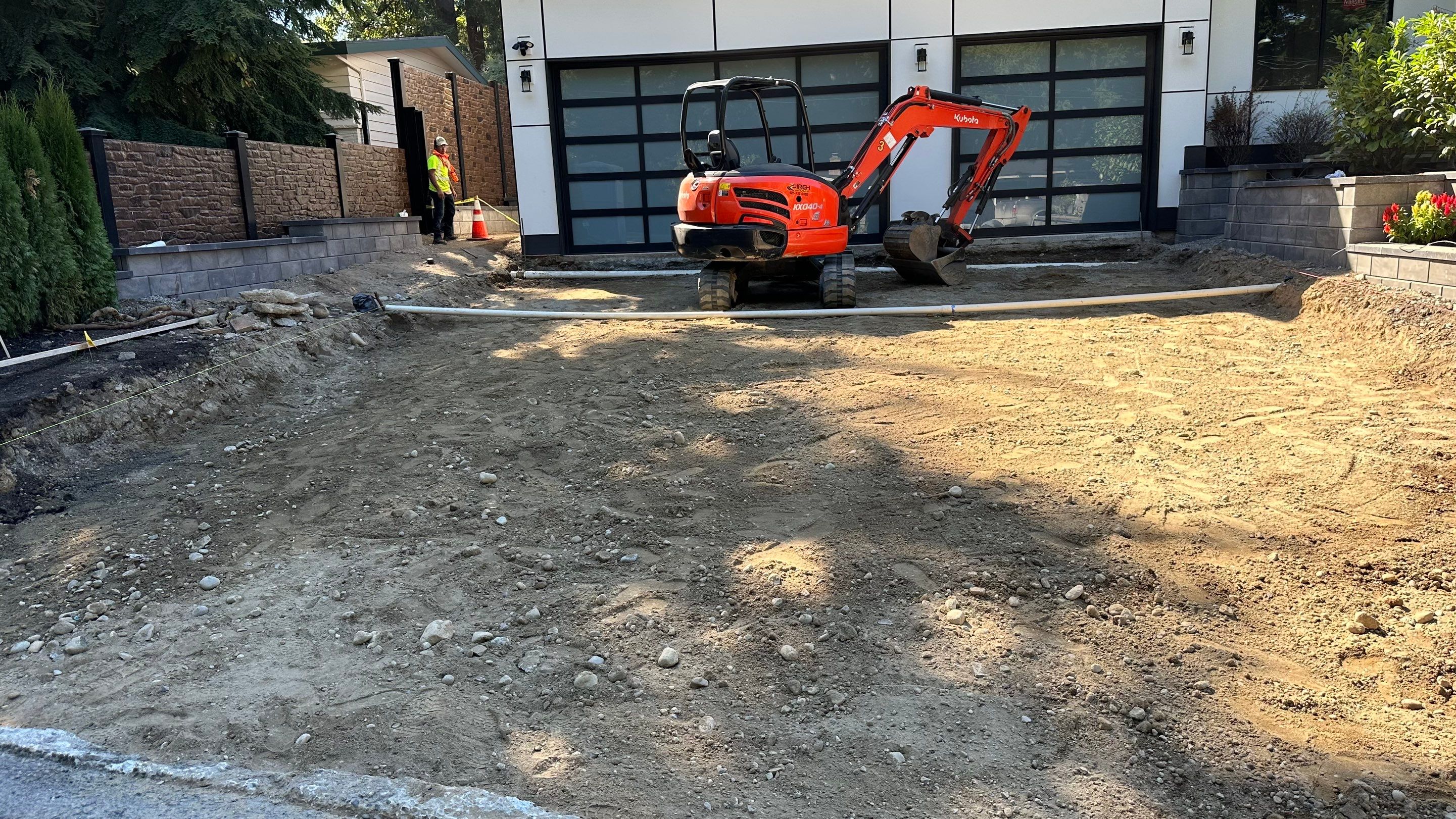 Bruce | Broom Finish Driveway, Concrete Project by Jireh Asphalt & Concrete Inc 