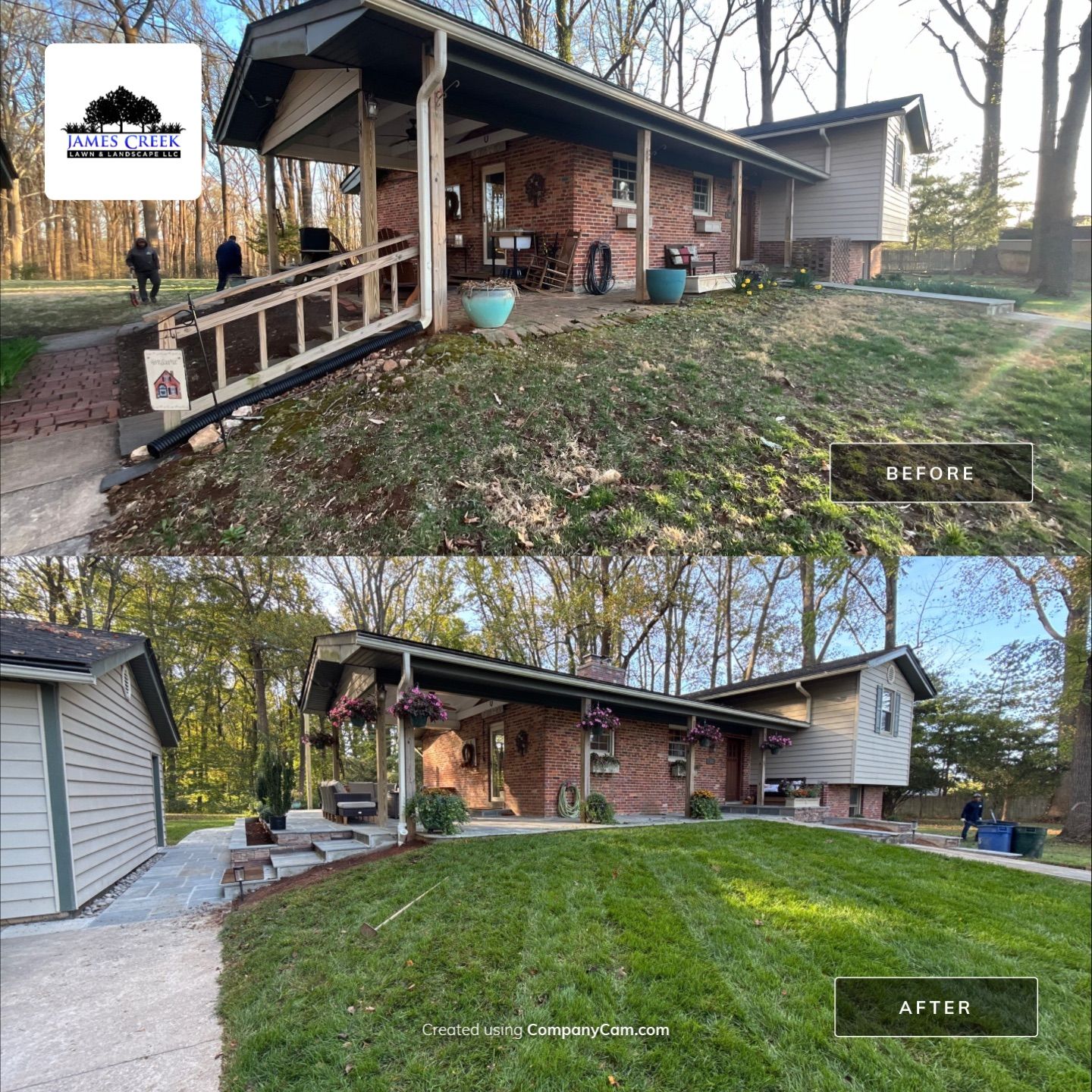 Project in Ashton by James Creek Lawn & Landscape 