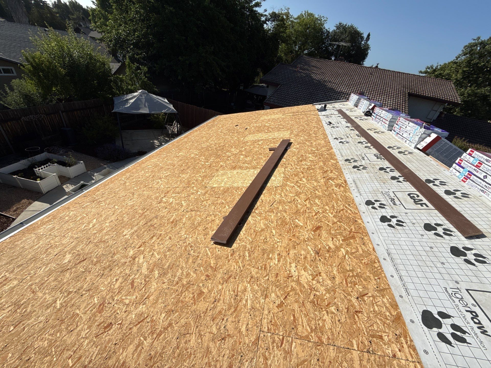 Residential Reroof using GAF by Nextop Roofing