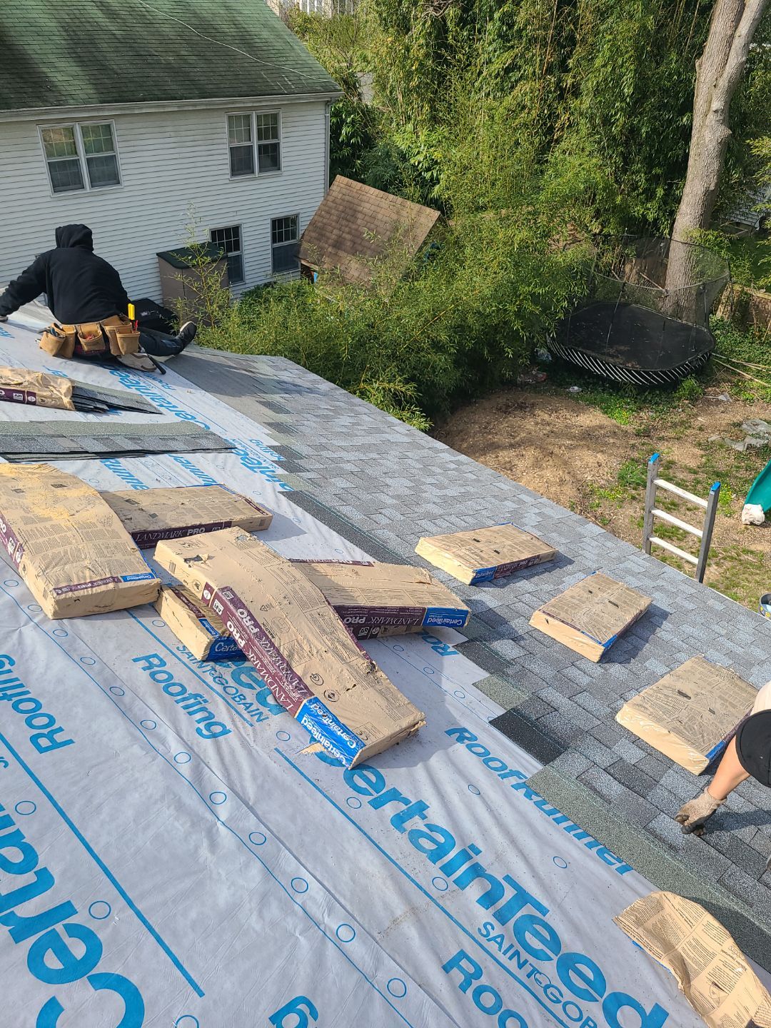 Falls Church Landmark Pro Roof in Max Def Pewter by RM Banning, Inc.