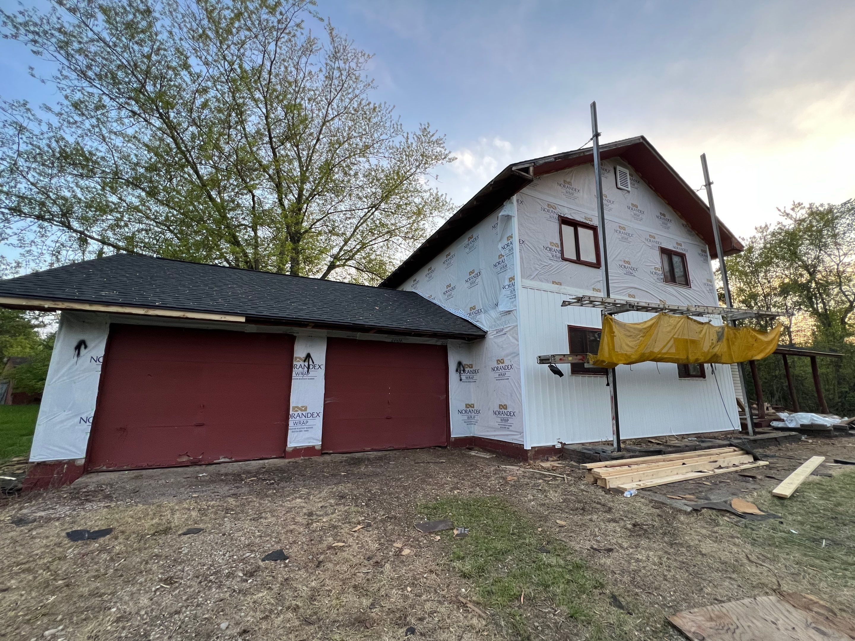 Old Farmhouse Remodel by Columbus Roofing Company