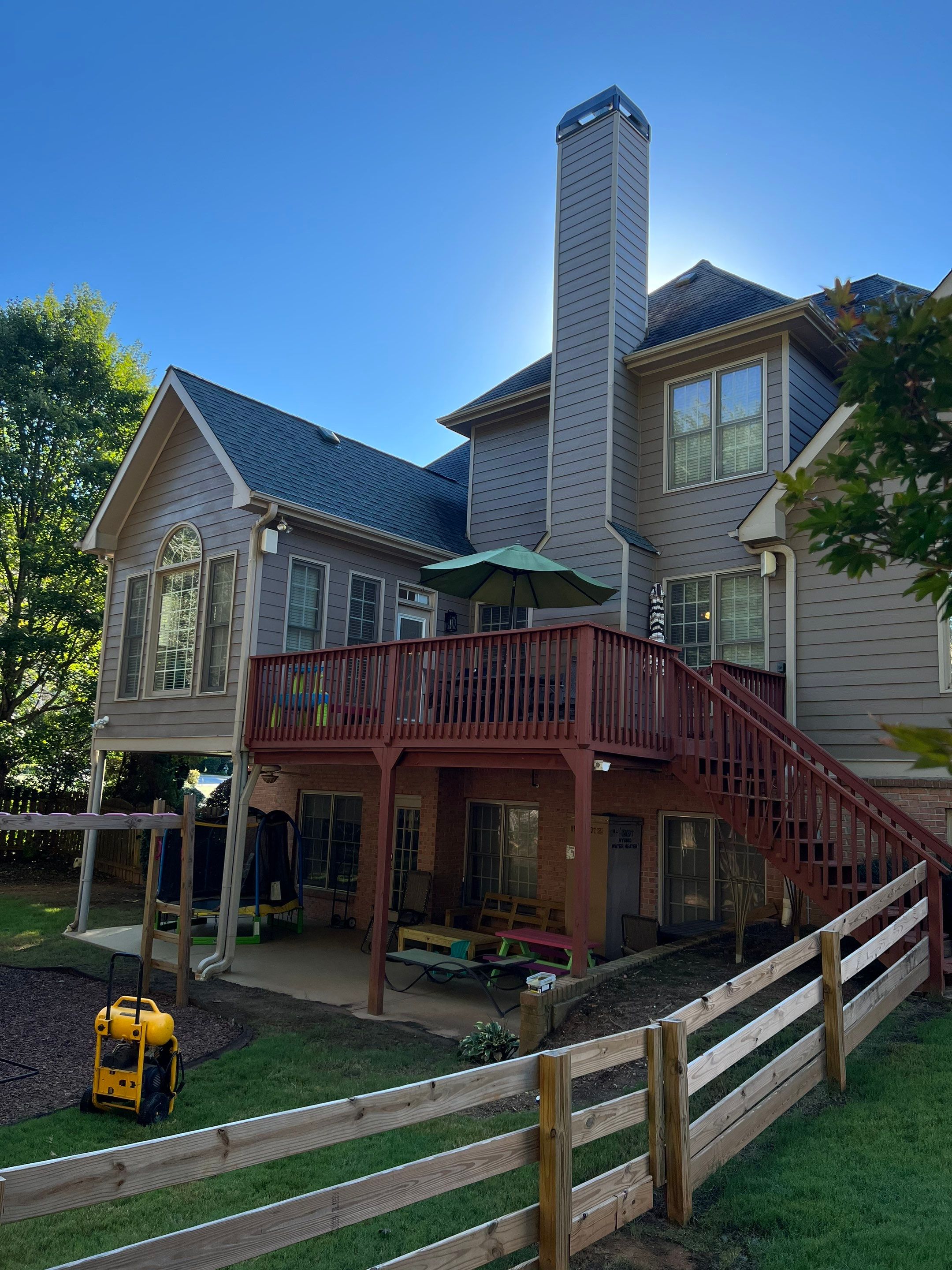 Composite Deck Installation and Screened Porch Enclosure in Roswell by Swift Home Renovations
