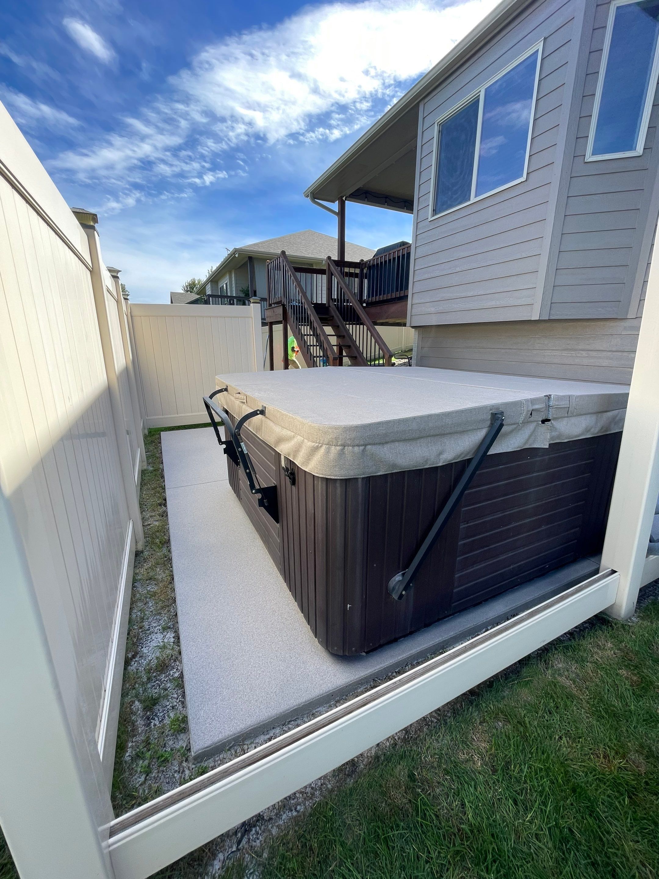 Garage and Patio Concrete Coatings in Sioux Falls by Select Painting, Coatings & Garage Cabinets