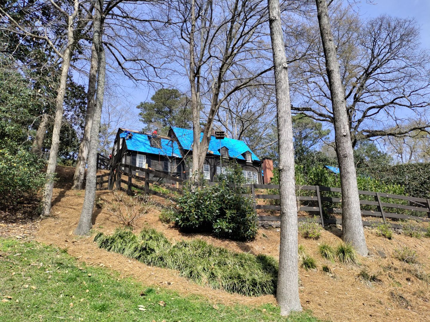 Residential Roofing Installation using Da Vinci Slate  by Inspector Roofing and Restoration