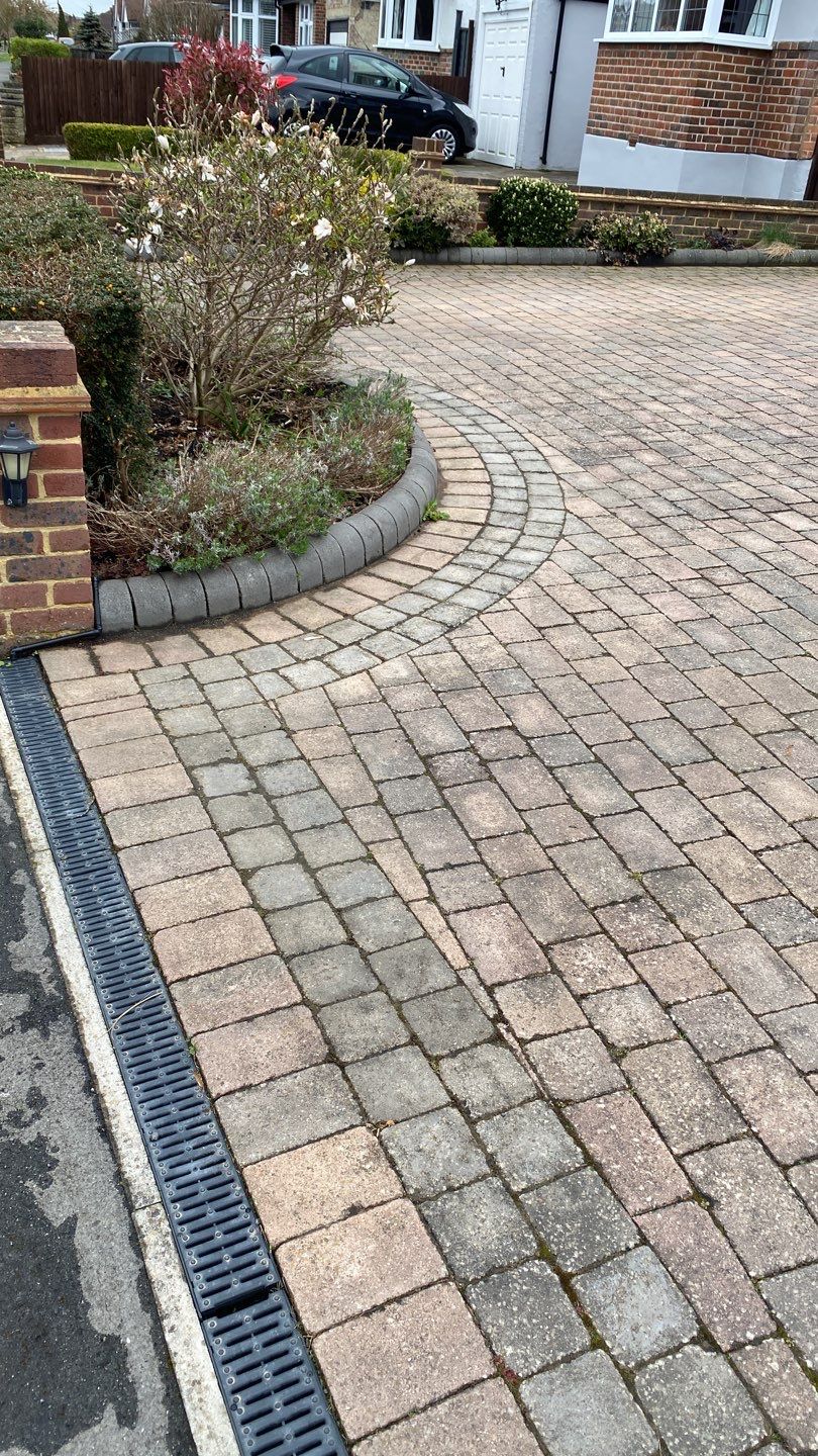 Driveway Clean using honda 21 ltr/min by Ges Exterior Cleaning ltd