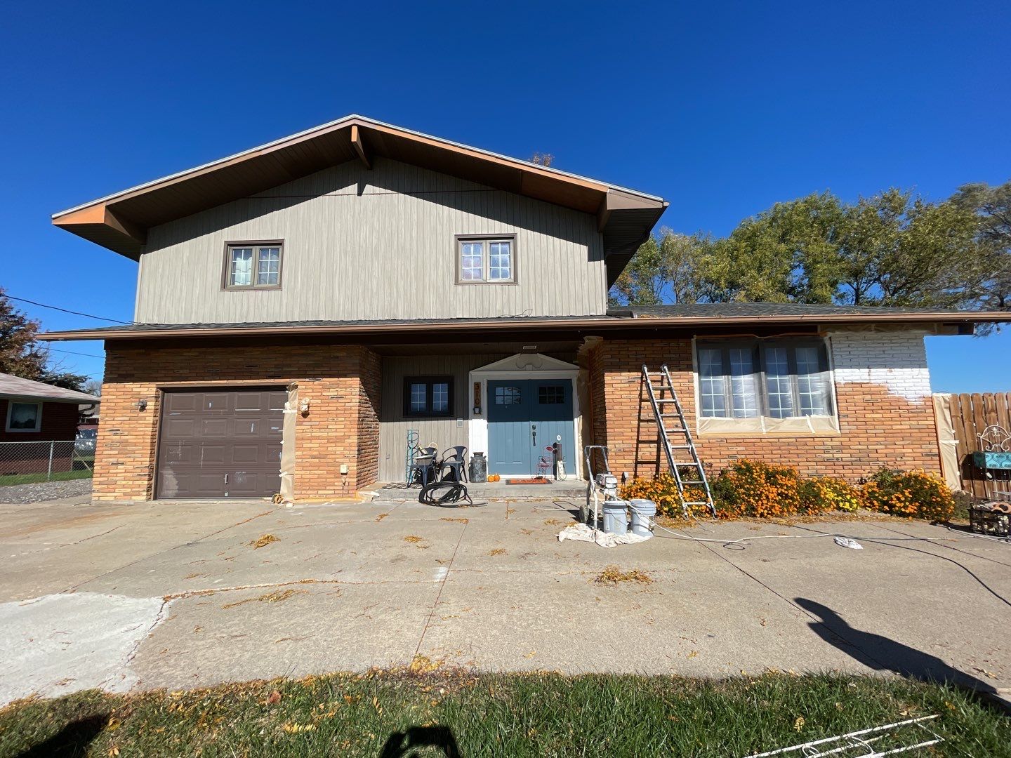 Exterior Painting using Sherwin Williams paint by Lightning Exteriors