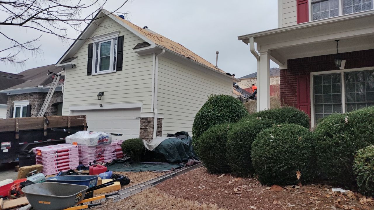 Residential Roofing Installation using Owens Corning by Inspector Roofing and Restoration