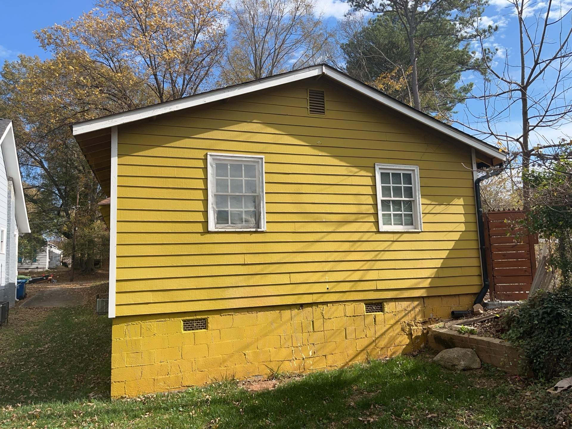 Cedar Tongue & Groove Porch Ceiling Installation Plus James Hardie Siding Replacement by Nelson Exteriors 