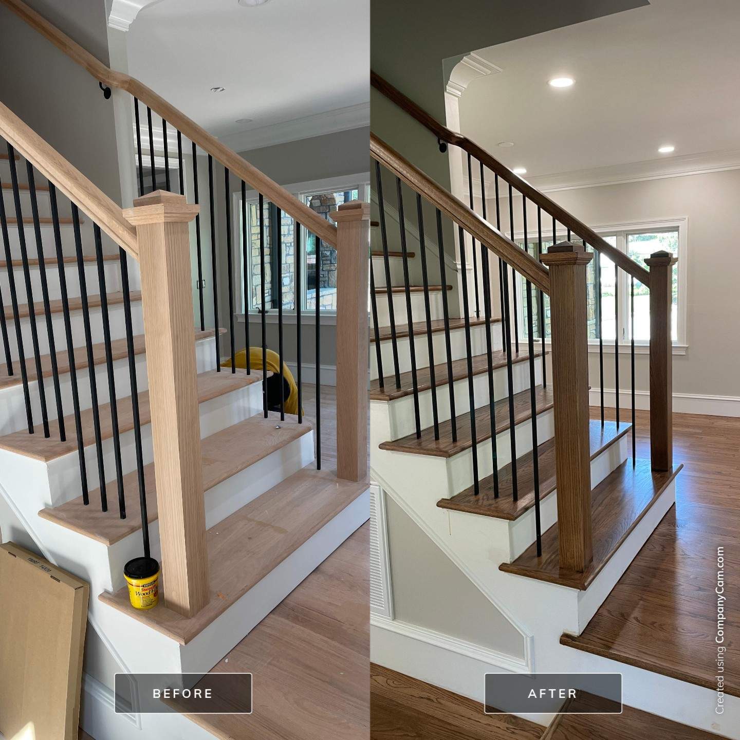 Flooring Installation using Red Oak by Footprints Floors of East Atlanta