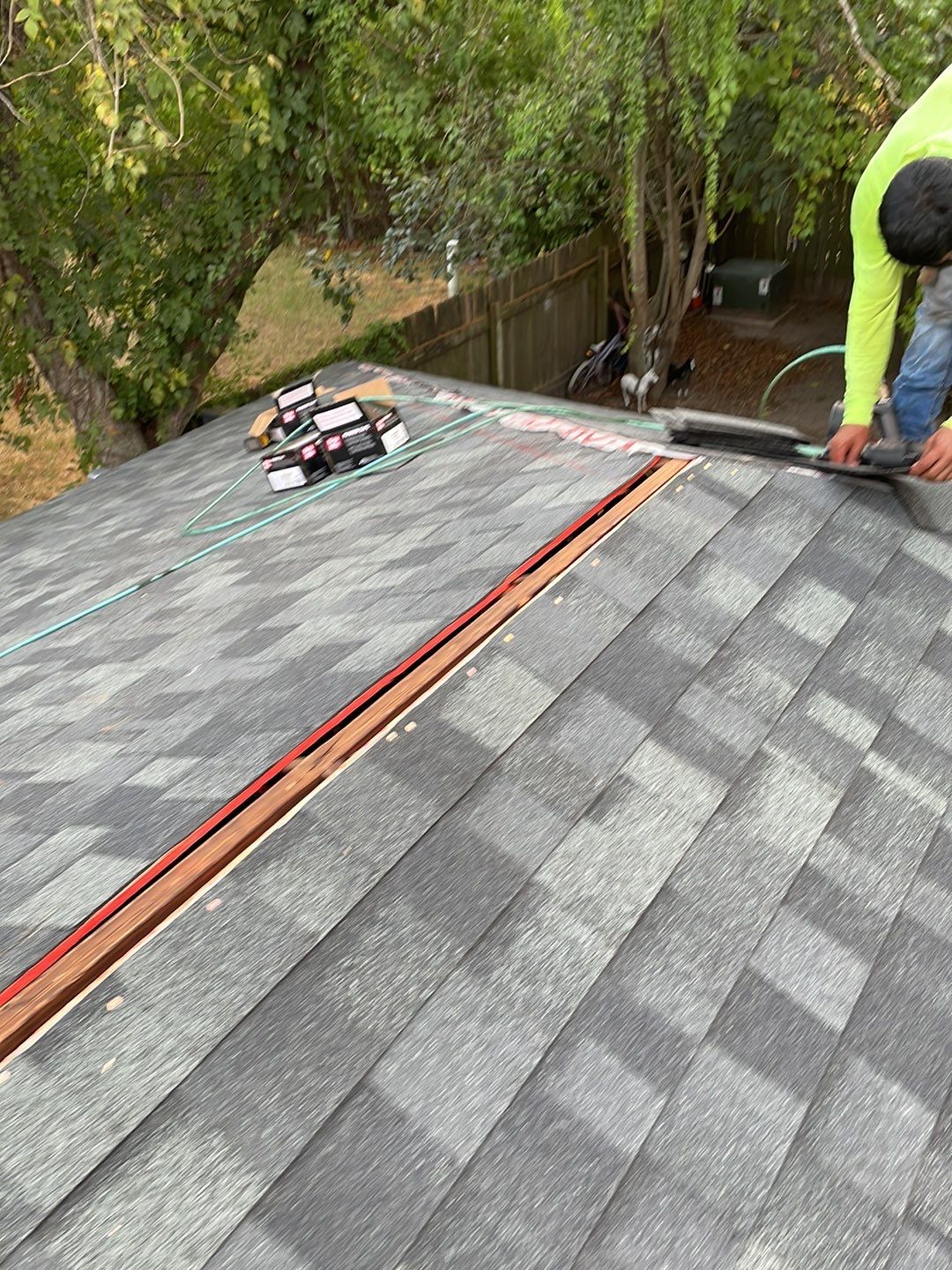 Residential Roofing Installation using Owen's Corning Duration (Lifetime) Shingles by Roof Repair Company