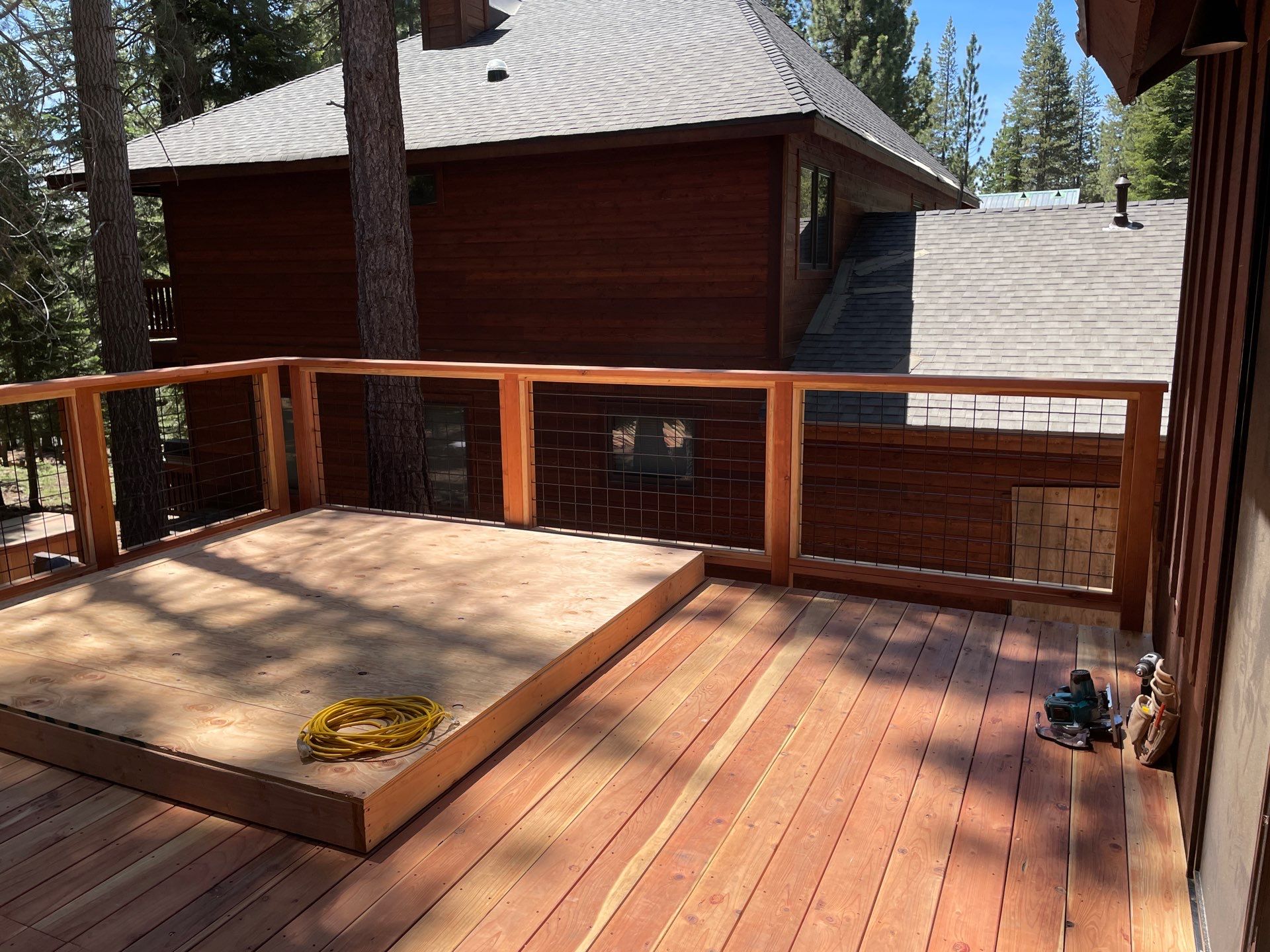 Deck Build W/ Recessed Hot Tub by The Tahoe Tradesman