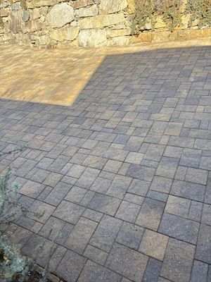 Paver Driveway using Concrete Sealant