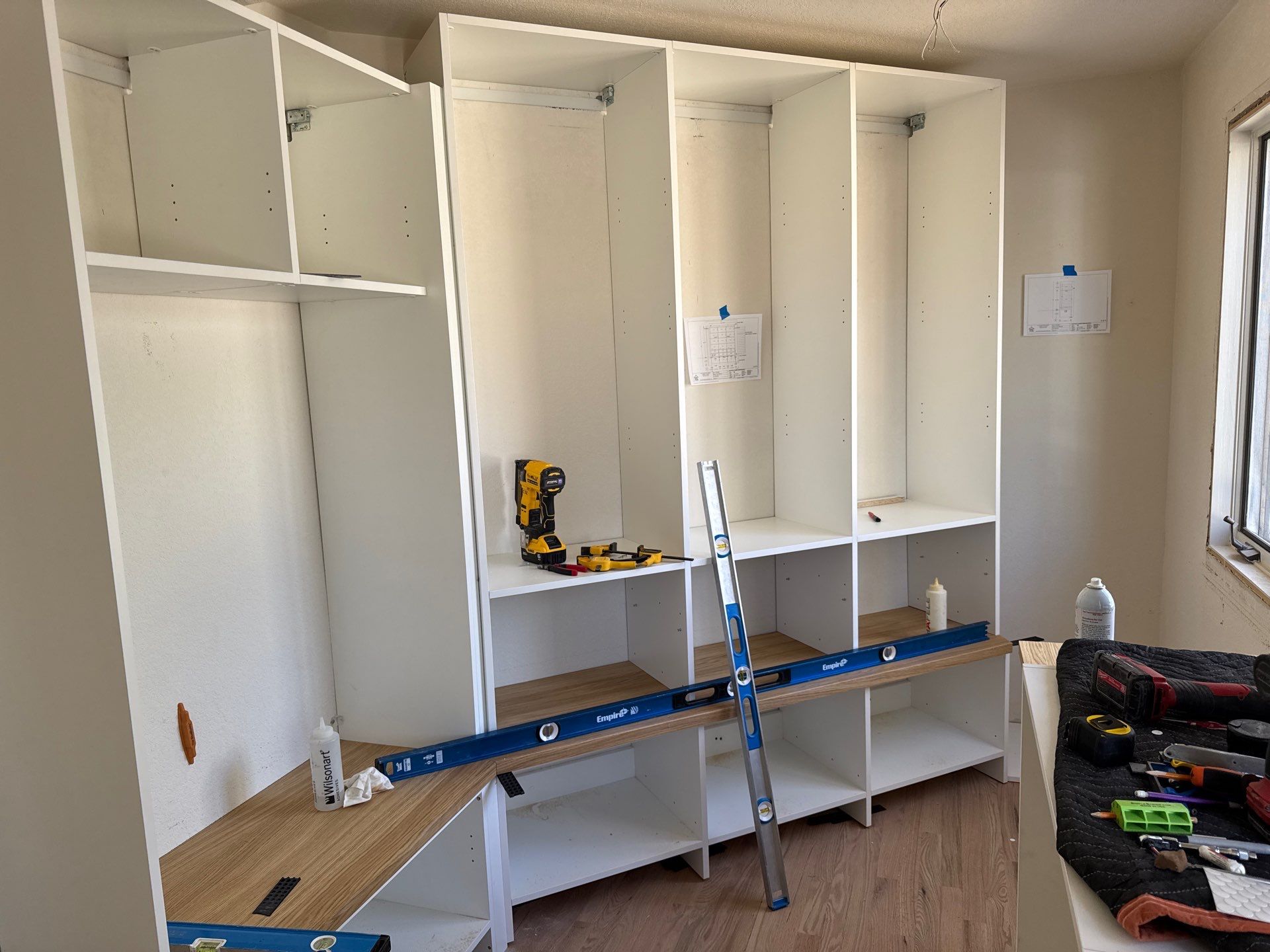 Mudroom and Laundry Room upgrade in Gunbarrel by Concept 32, Inc.