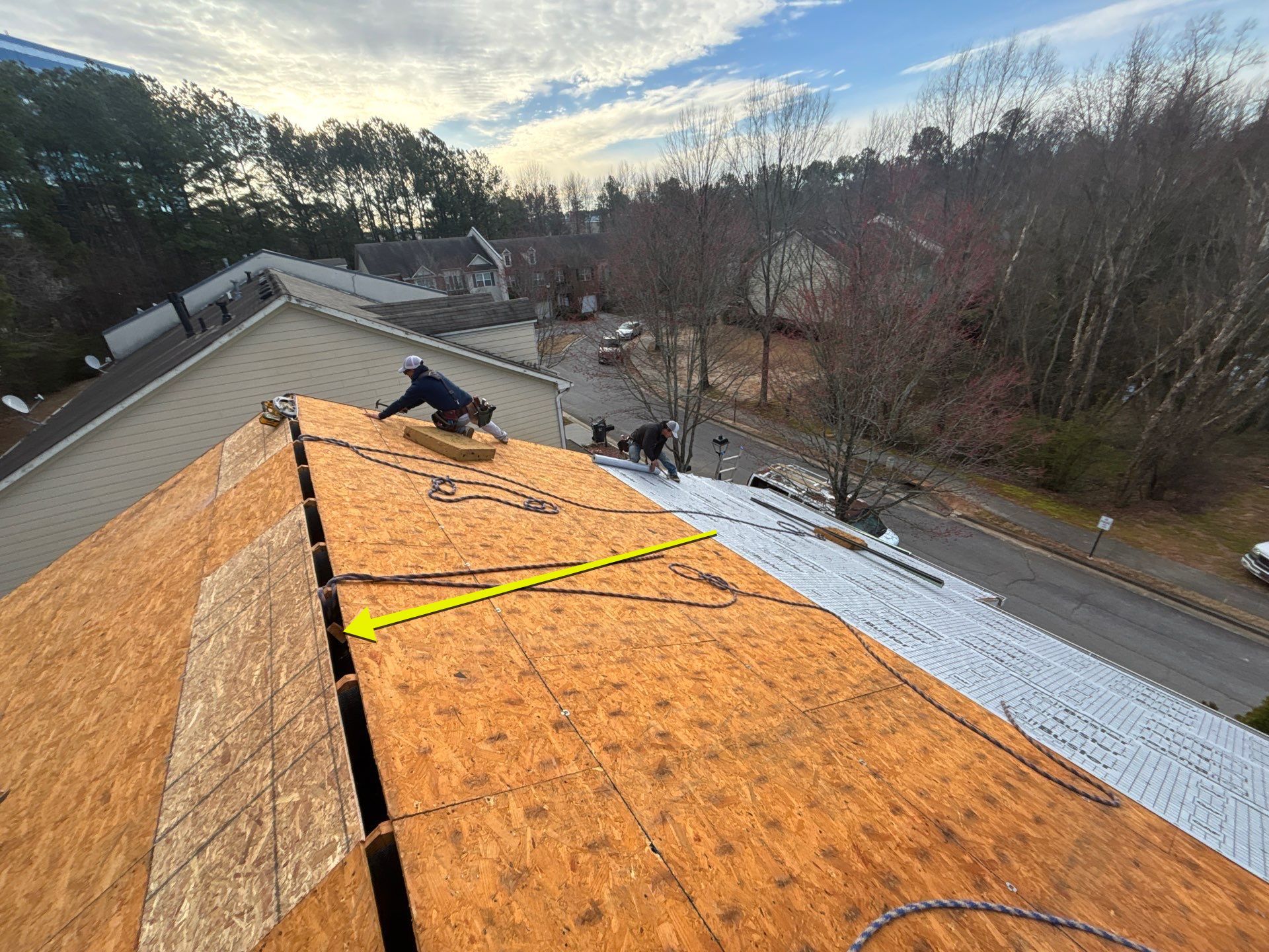 Roof replacement by Deerfield Roofing LLC