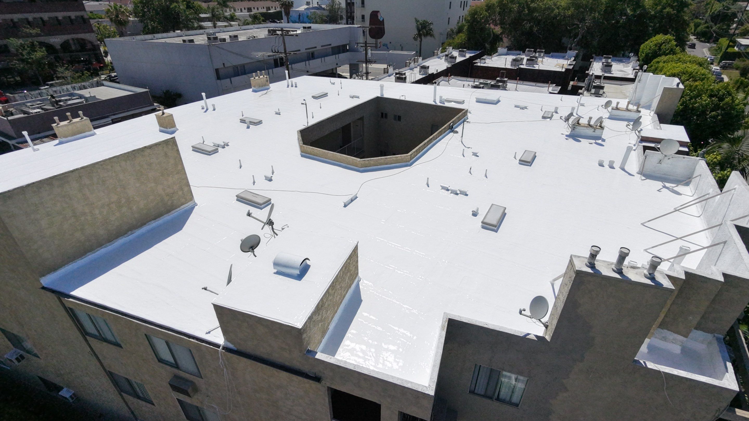 Apartment Building in Sherman Oaks by Hull Brothers Roofing