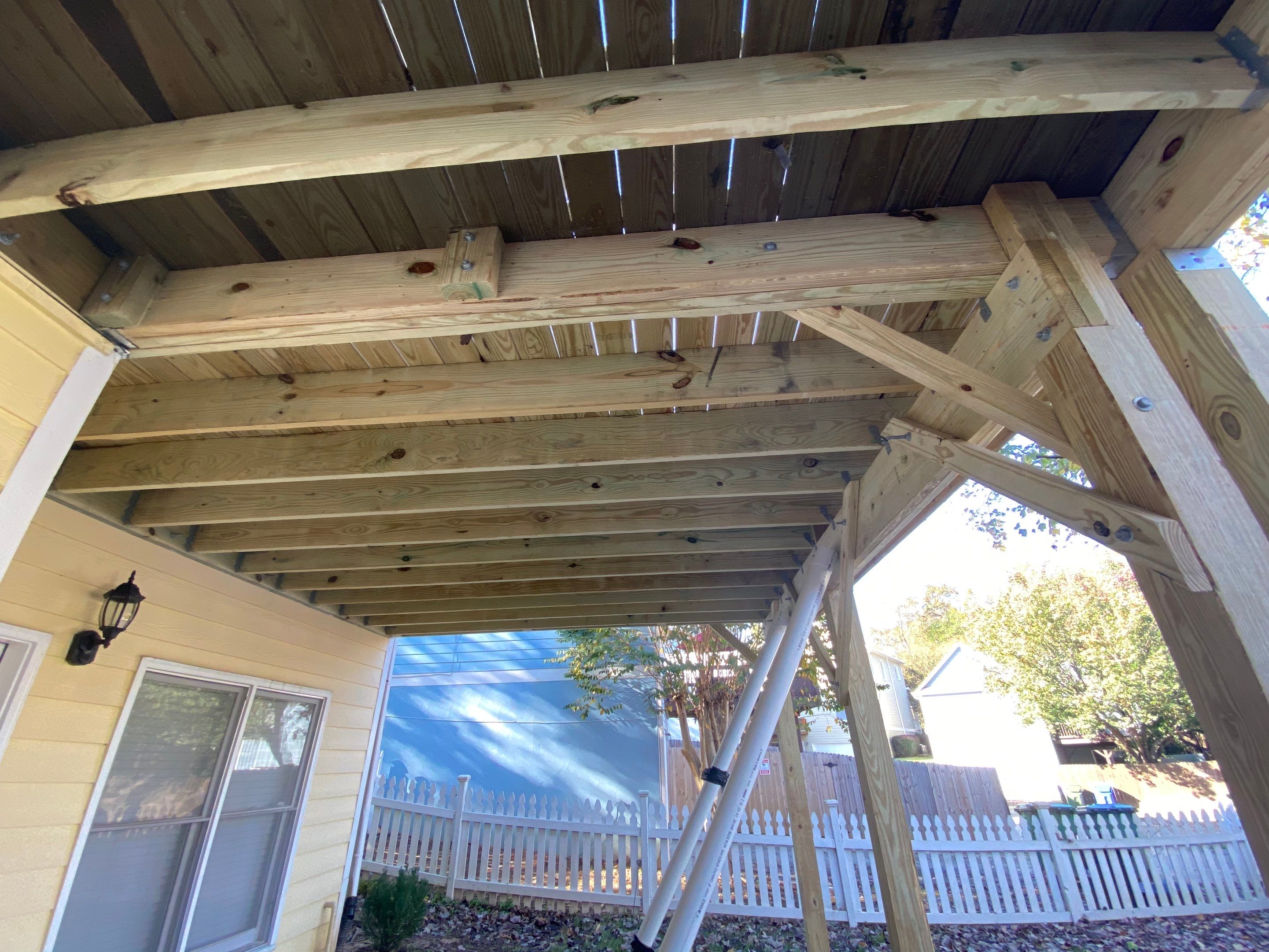 Elevated Pressure-Treated Deck and Screened Porch Build in Atlanta by Swift Home Renovations