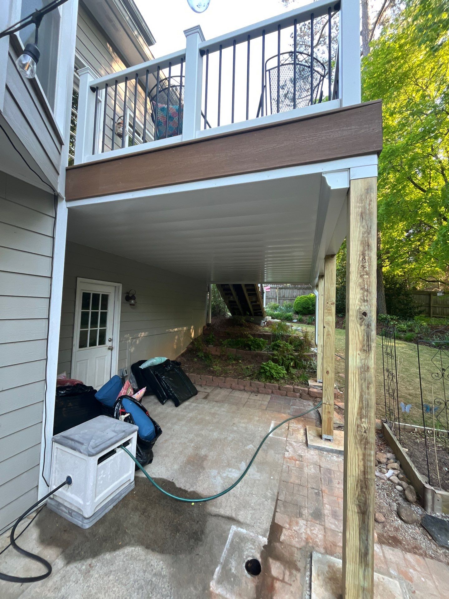 Trex Deck Build and Under Deck Install in Peachtree Corners, GA by Nelson Exteriors 