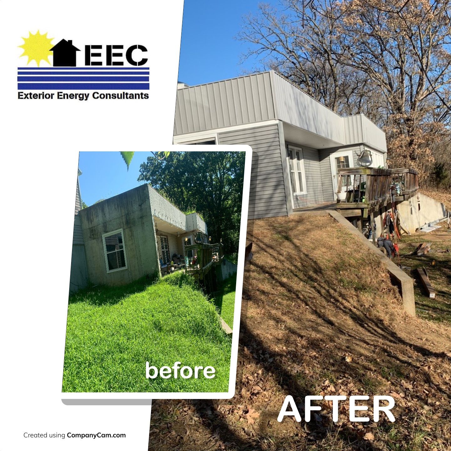 Contemporary house Siding Installation using Mastic Premium Vinyl siding  by EEC  Windows, Siding & Roofing 