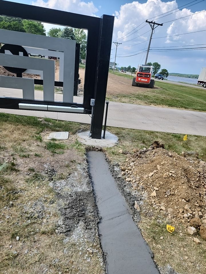 Fence / Retaining Wall using Block then parge by ACE Waterproofing & Basement Solutions