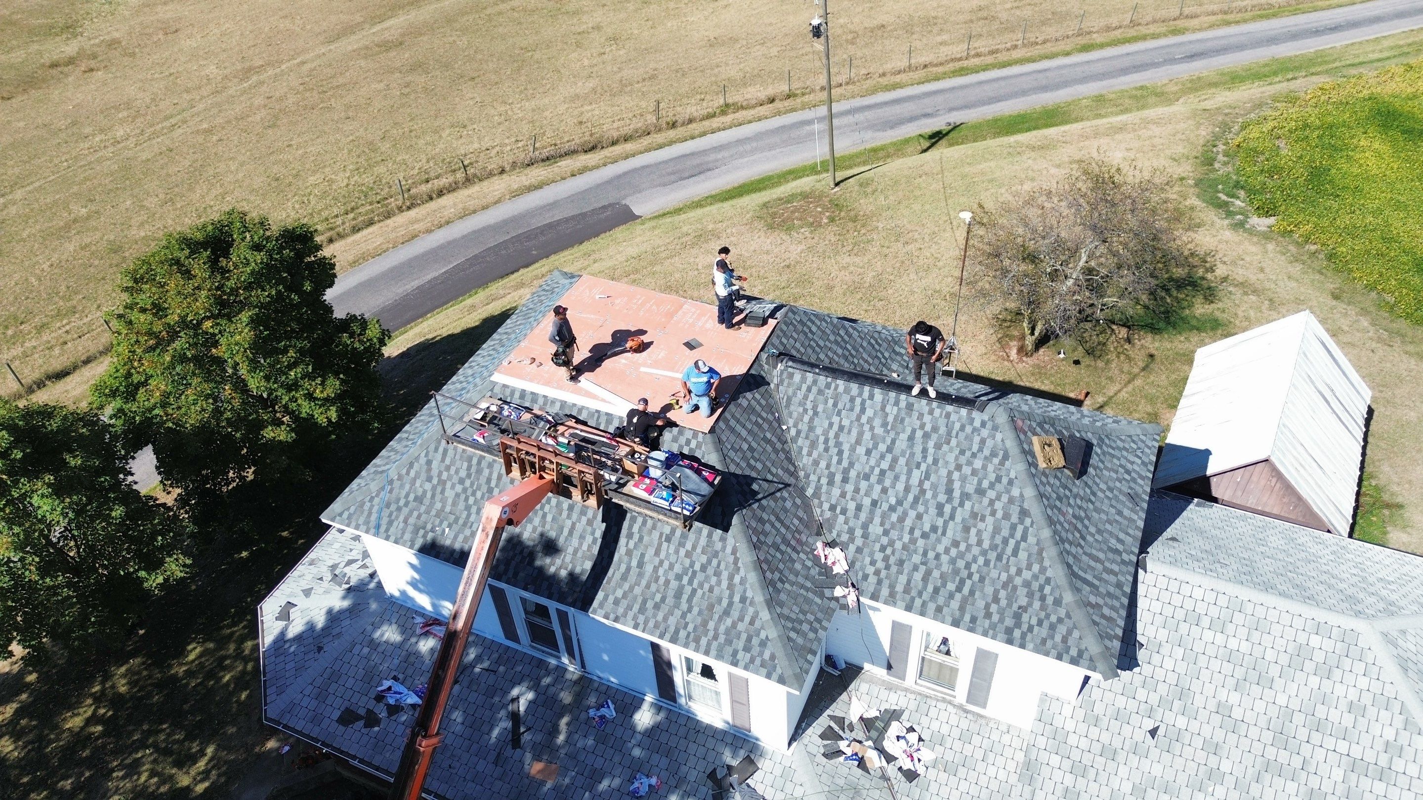 Residential Roofing Installation using Timberline HDZ Shingles - Nantucket Morning by RoofX 