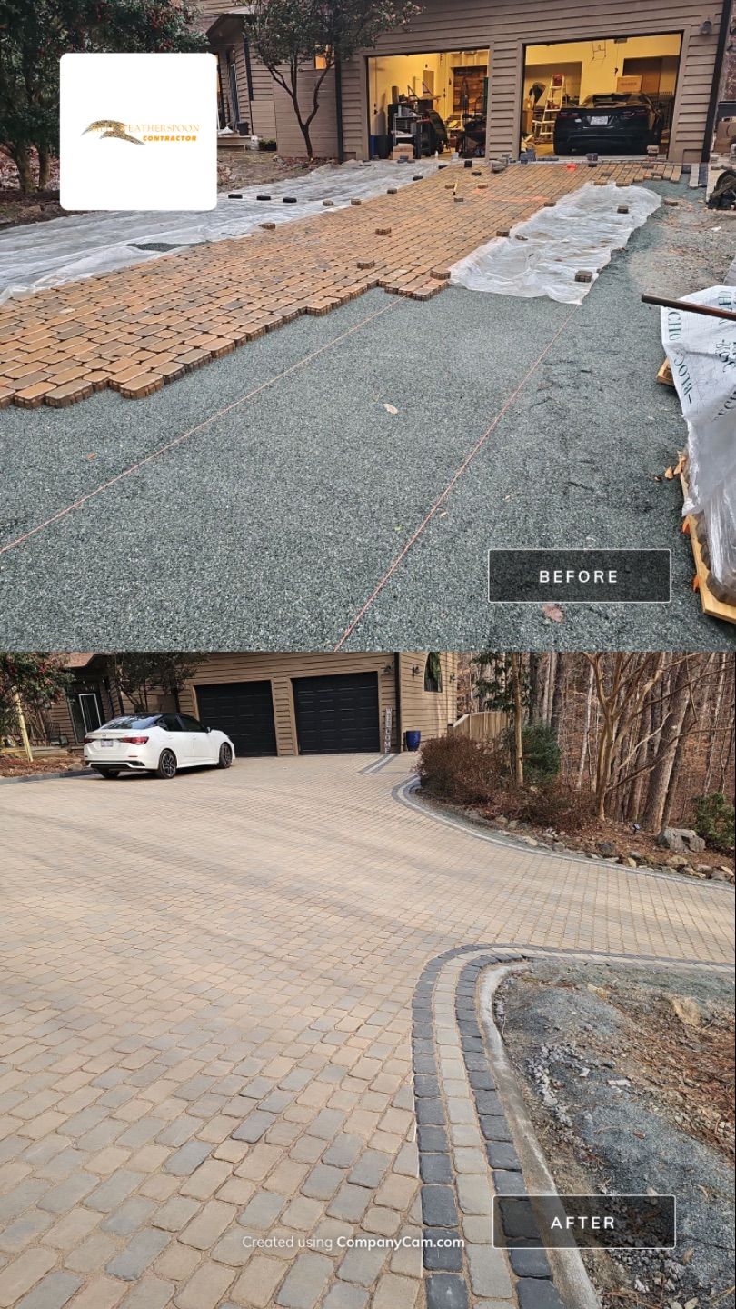 Permeable Paver & Sauna Build by Billy Weatherspoon Contractor