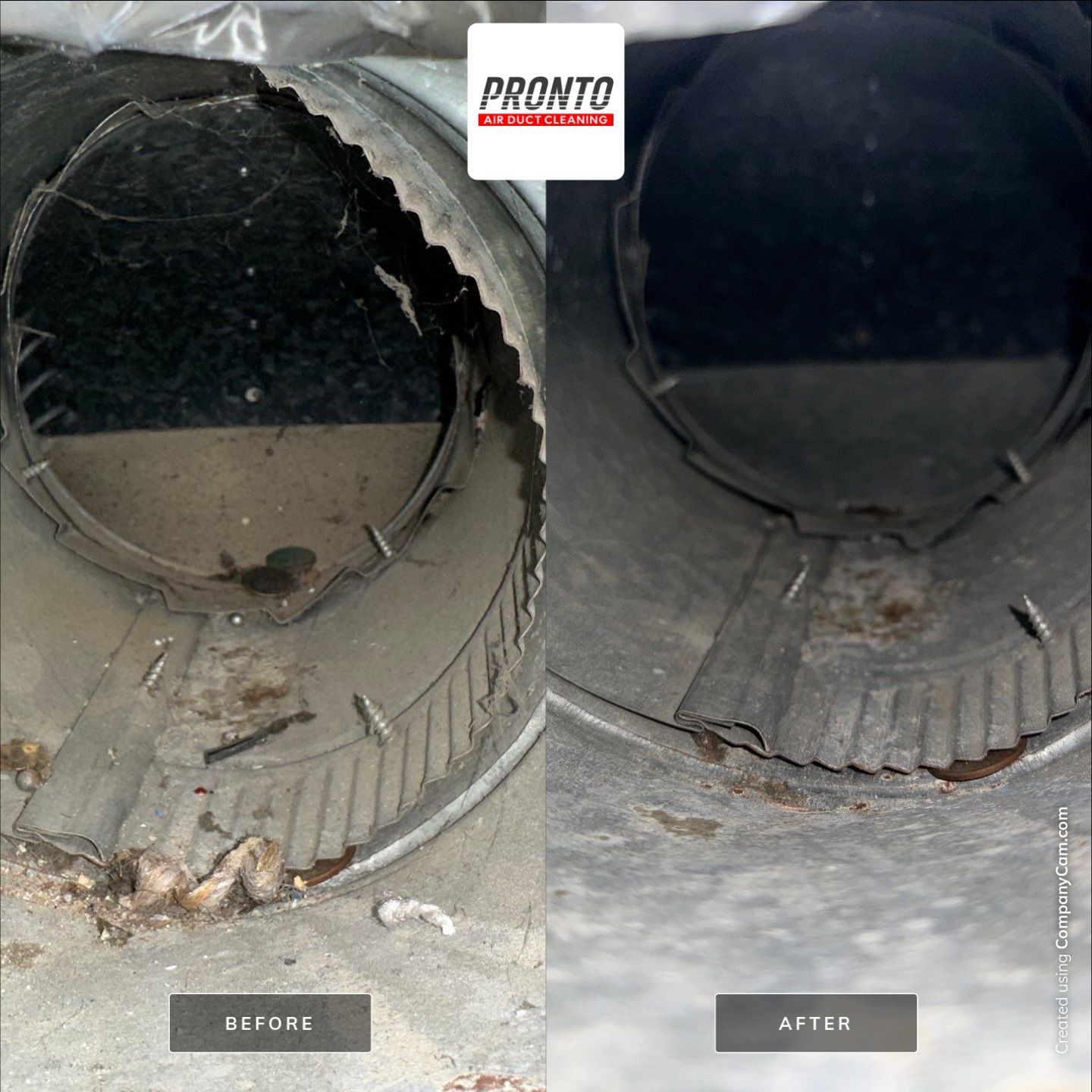 Air duct & Dryer Vent cleaning using Hypervac by Pronto Air Duct Cleaning