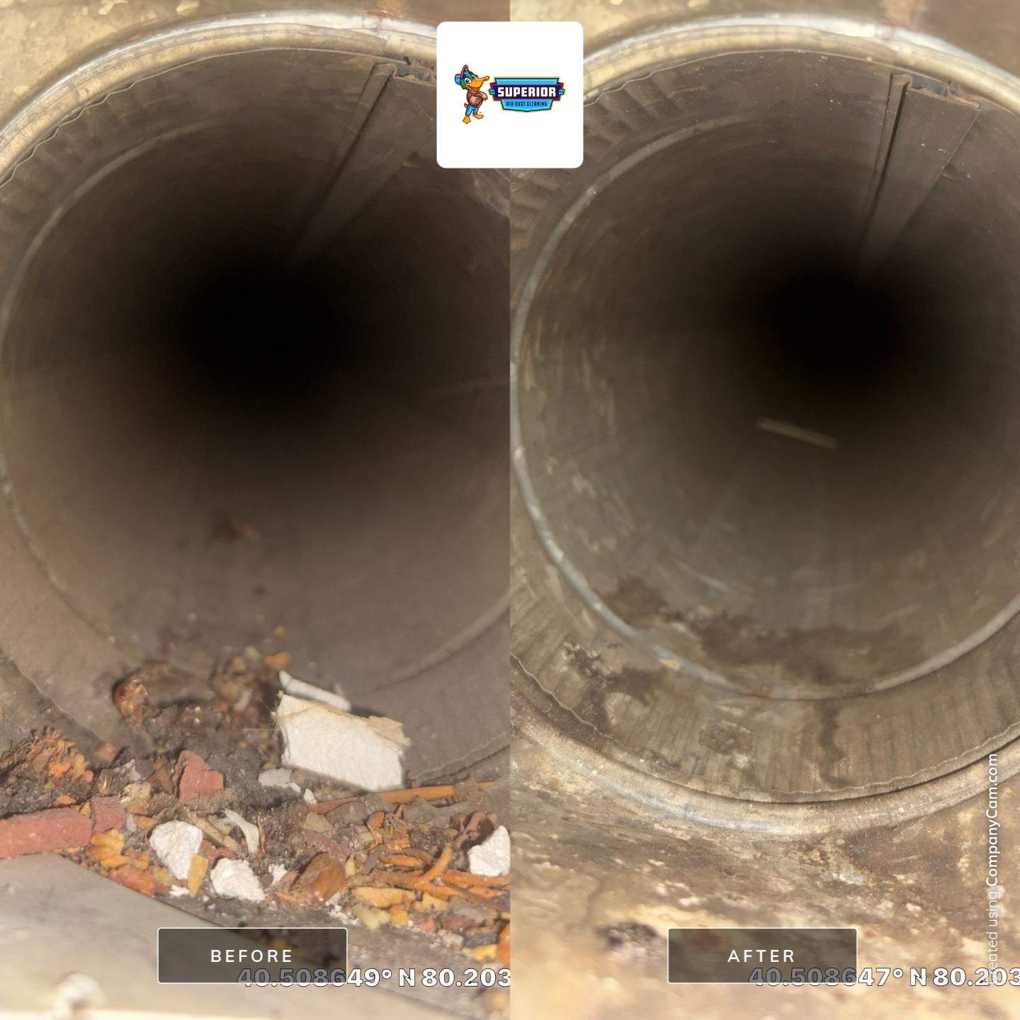 Air Duct Cleaning With a Vacuum Truck in Coraopolis, PA by Superior Air Duct Cleaning