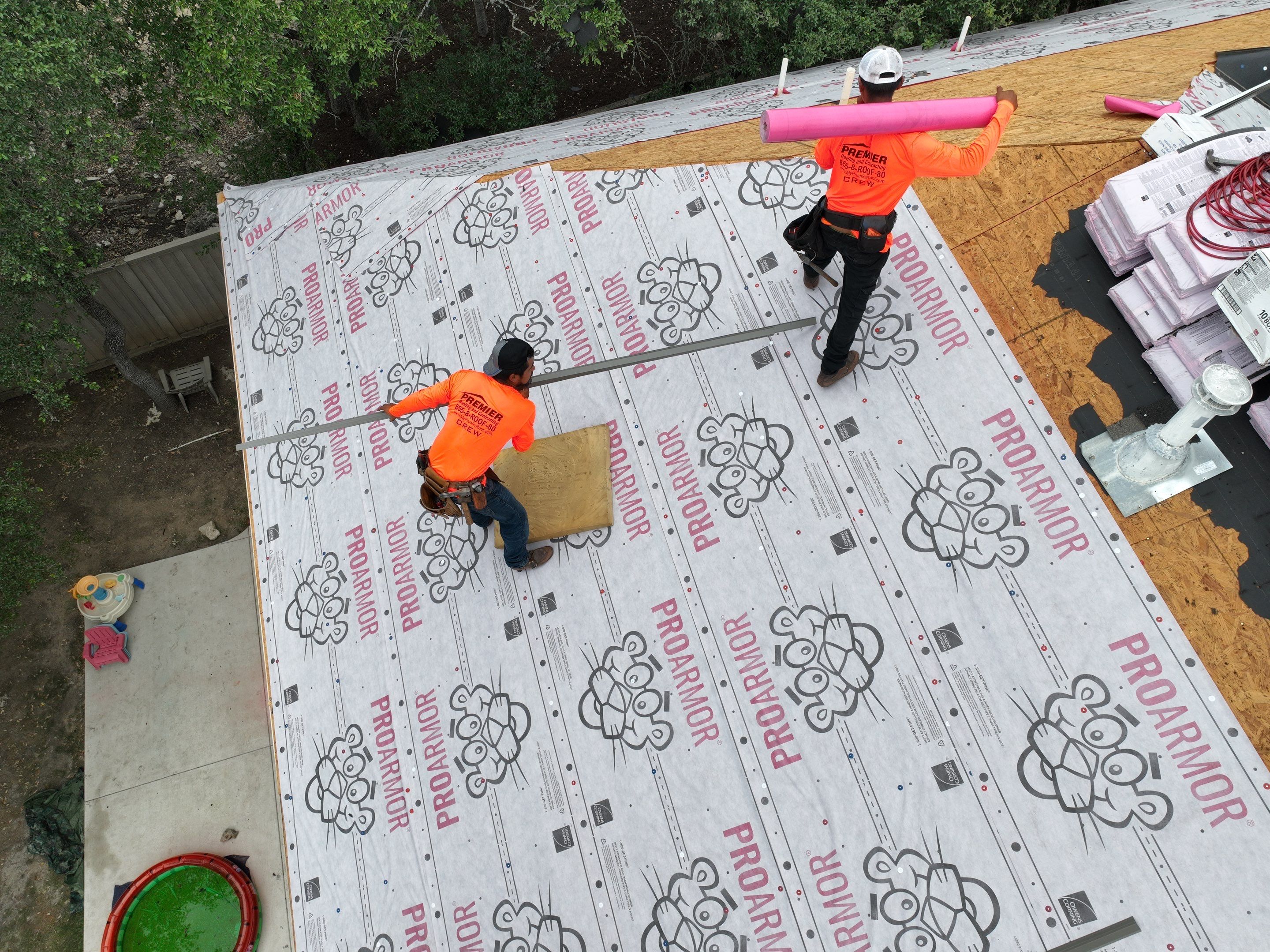 Residential Roof Replacement by Premier Roofing and Contracting
