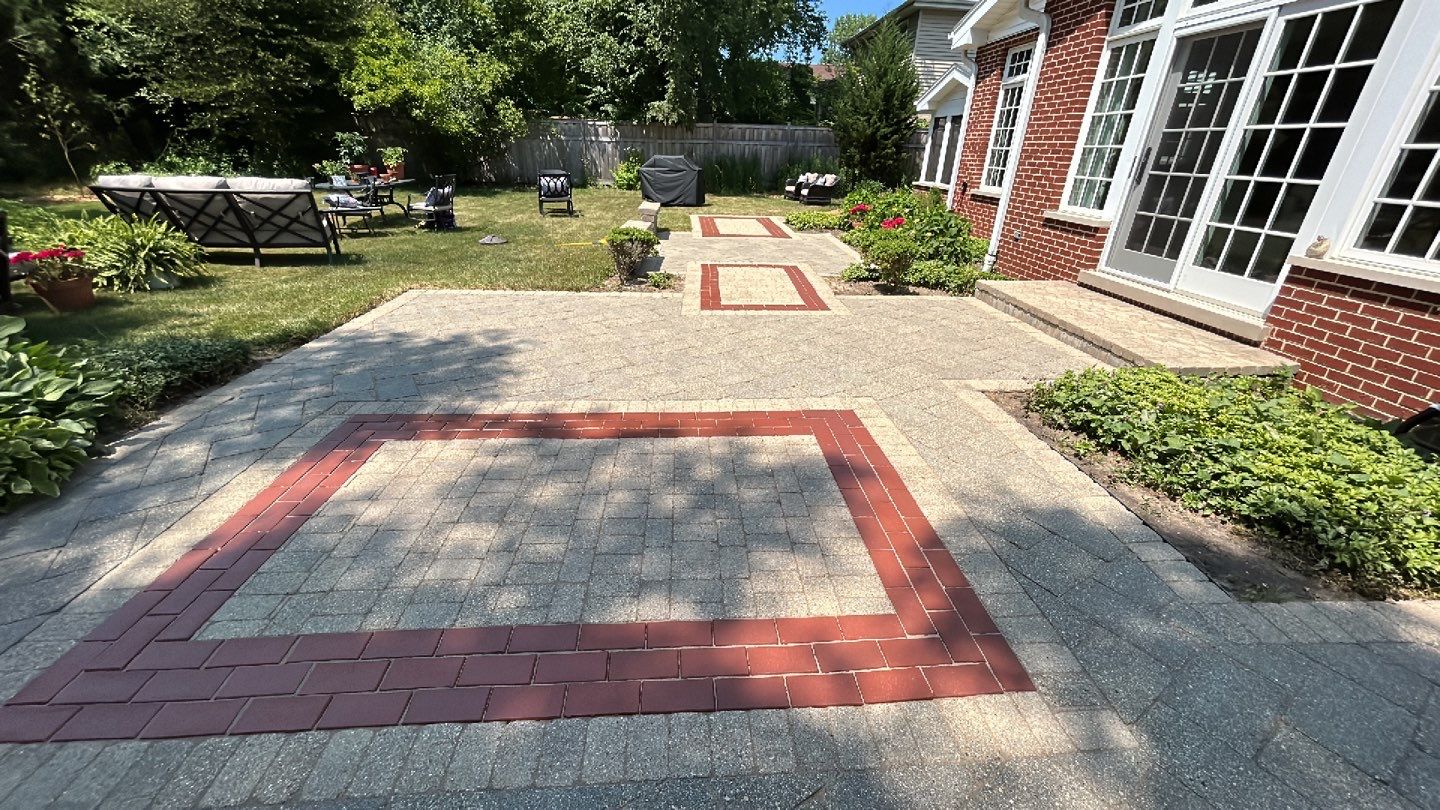Brick paver clean, sand and seal.  using Surebond SB-1300 by Northern Power Washing LLC.