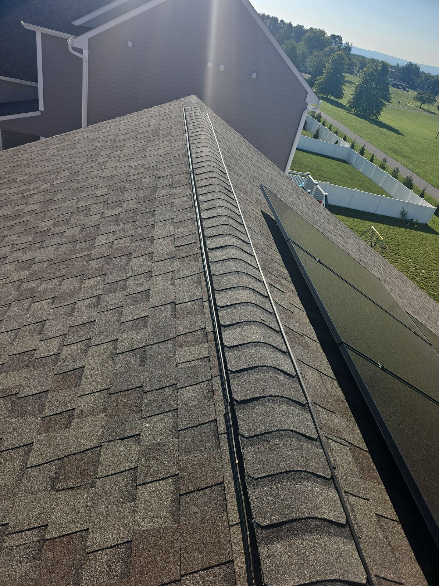 Roof Repair - Ridge Vent and Vent Flashing Boot Replacement by Winchester Roofing