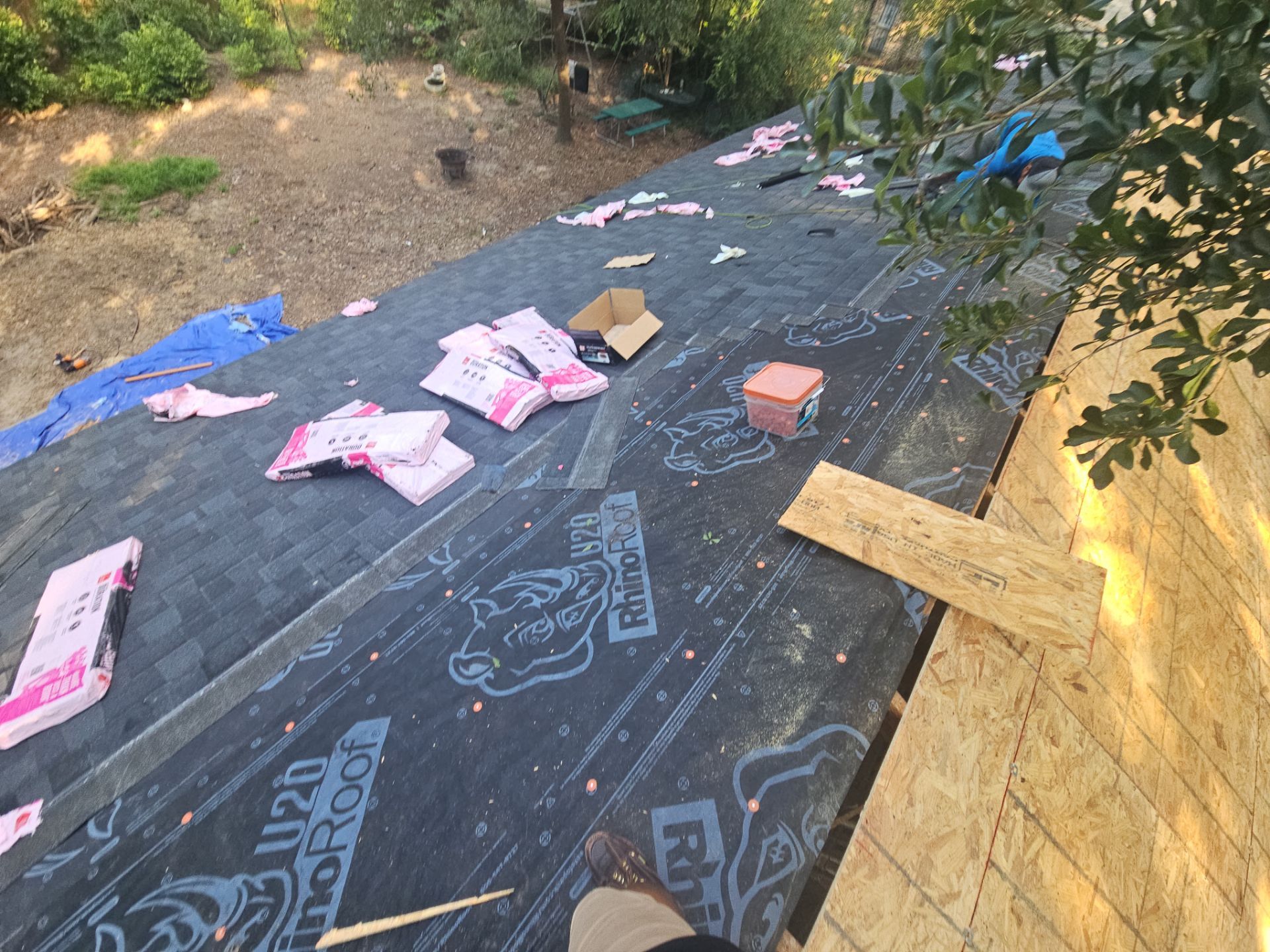 Residential Roofing Installation using Owen's Corning Duration (Lifetime) Shingles by Roof Repair Company