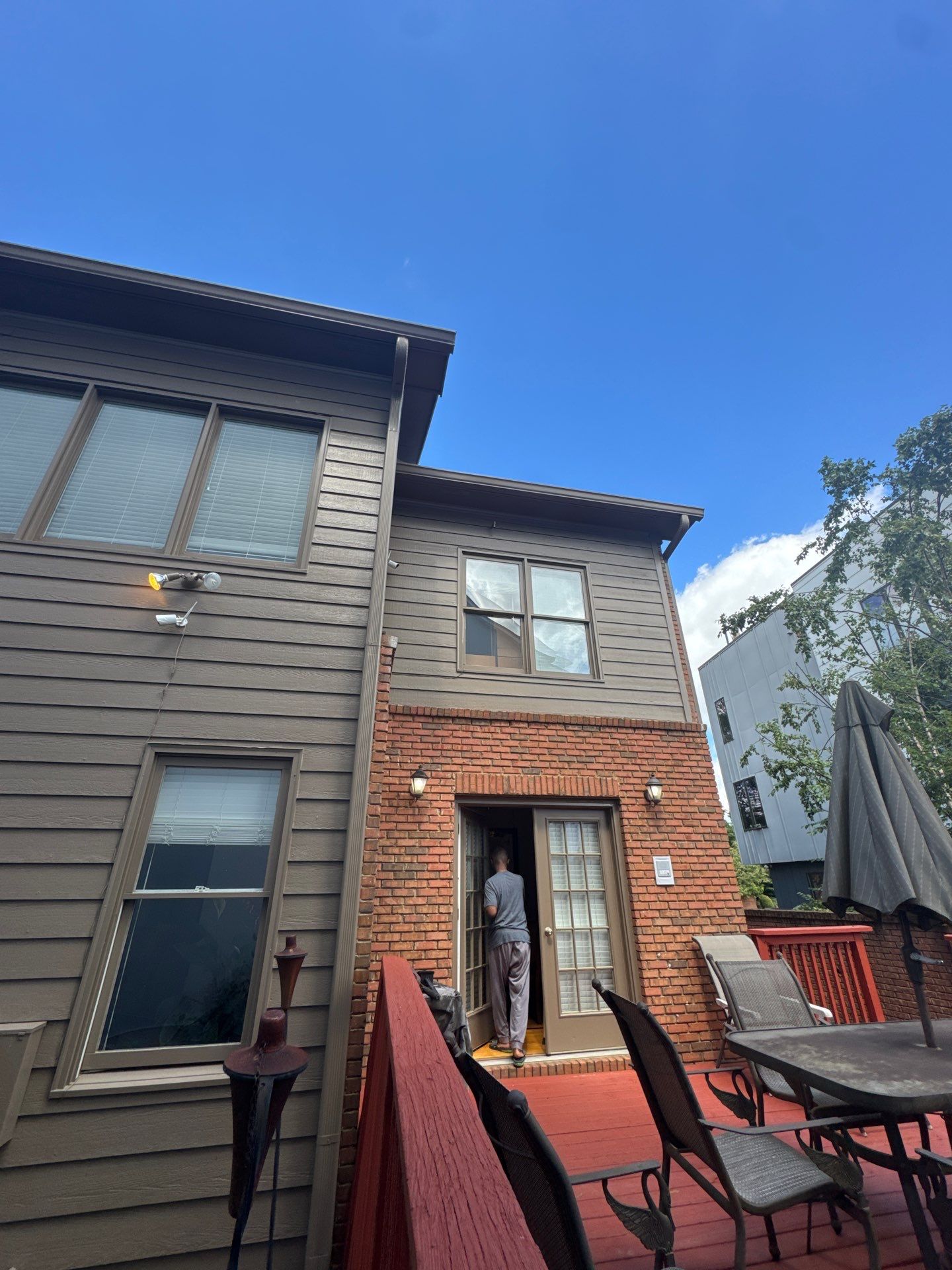 Atlanta Townhome Exterior Painting and Modern Color Palette Update by Swift Home Renovations