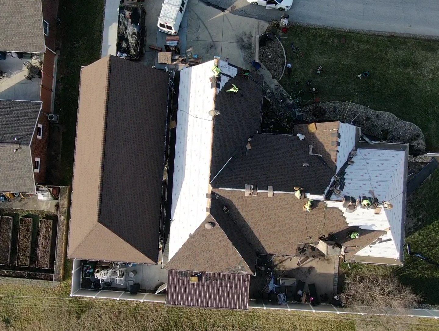 Residential Roofing Installation using Performance Shingles by Mr. Roofer