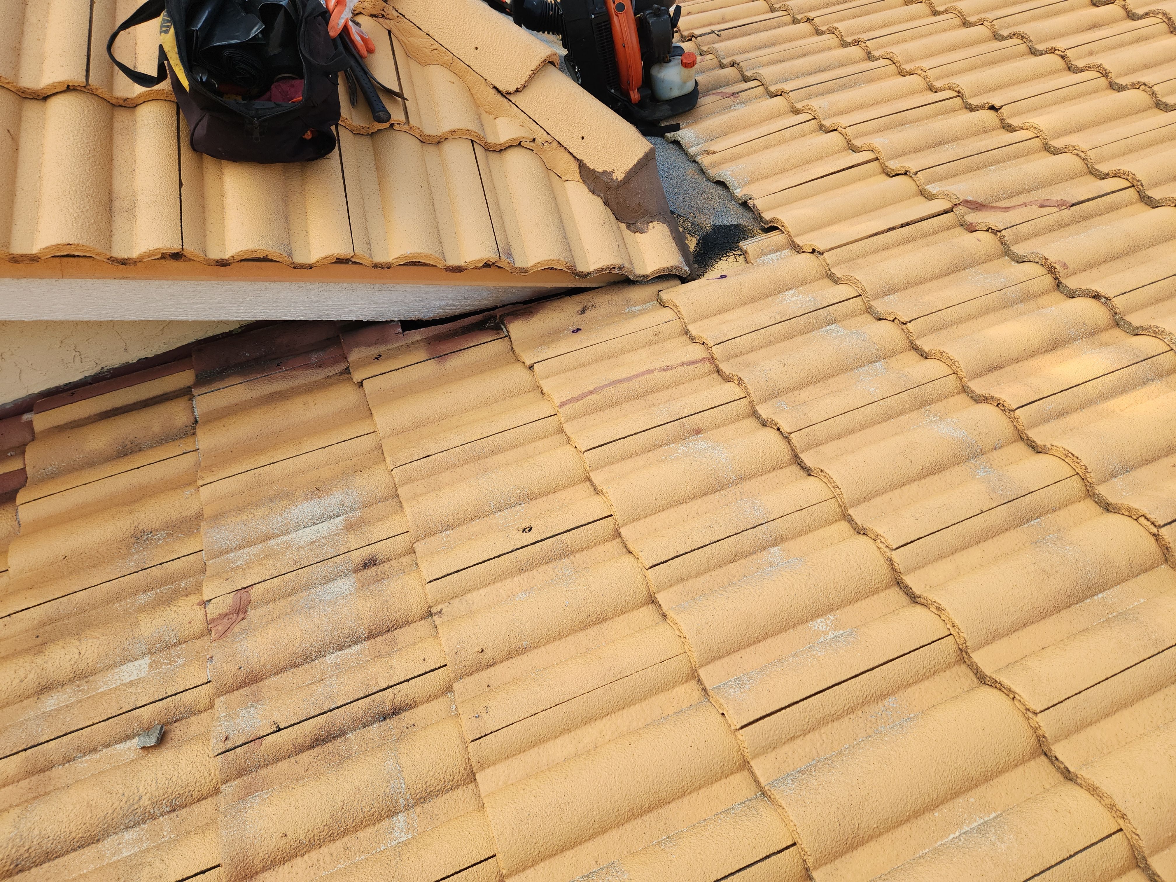 Concrete Tile Roof Repair and Decking Restoration in Delray Beach by Aastro Roofing