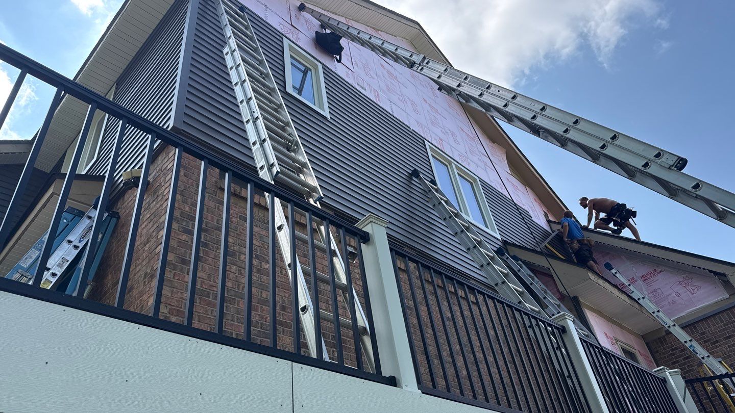 Siding Replacement using Alside Odyssey D4" Flagship Brown by 180 Contractors