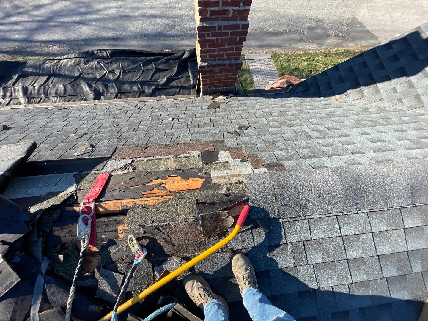 Residential Roofing Installation using GAF Timberline HDZ by Sensible Home Solutions