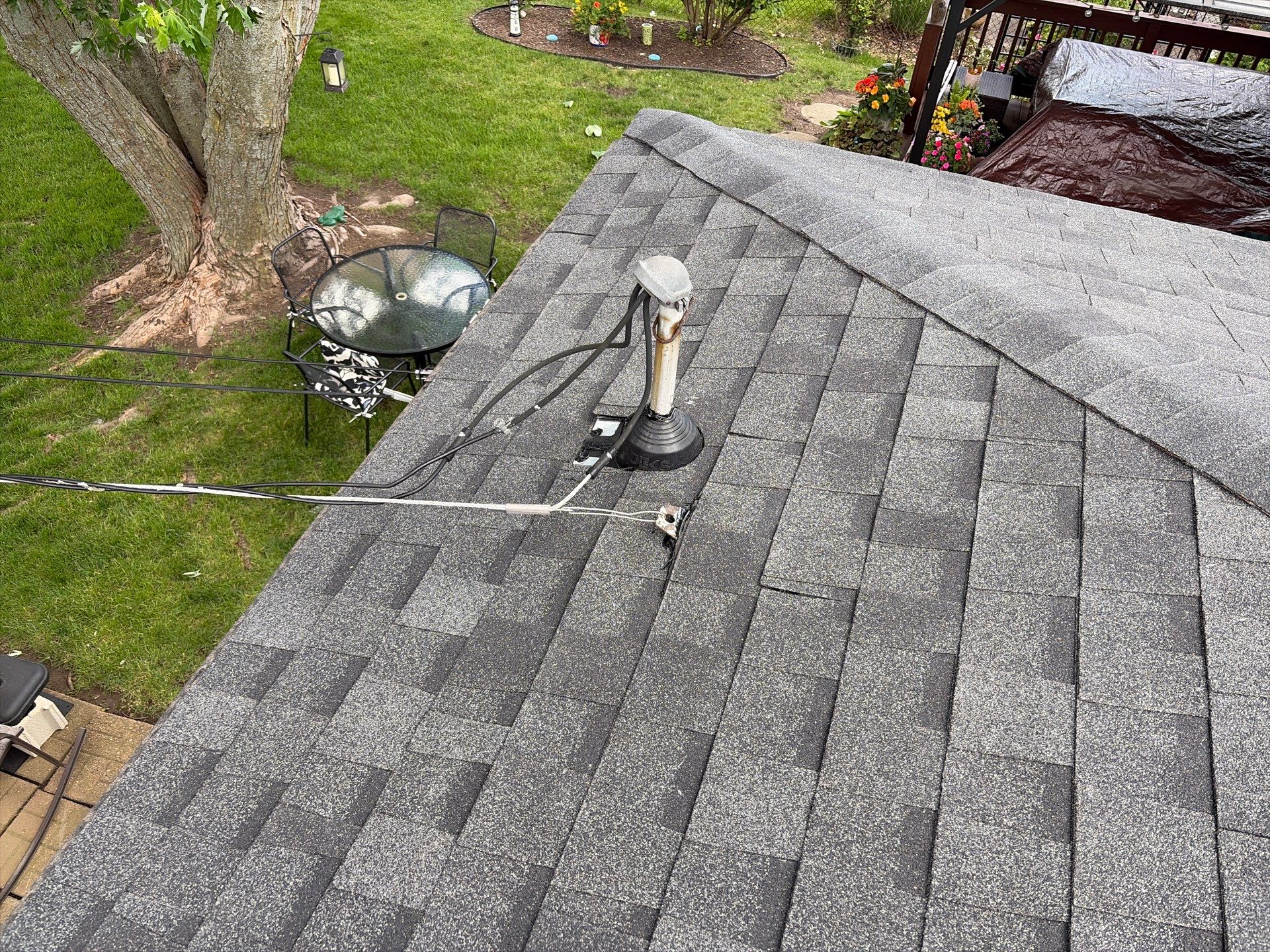 Full Architectural Shingle Roof Installation and Decking Repair in Lombard by Pro Home Services Inc