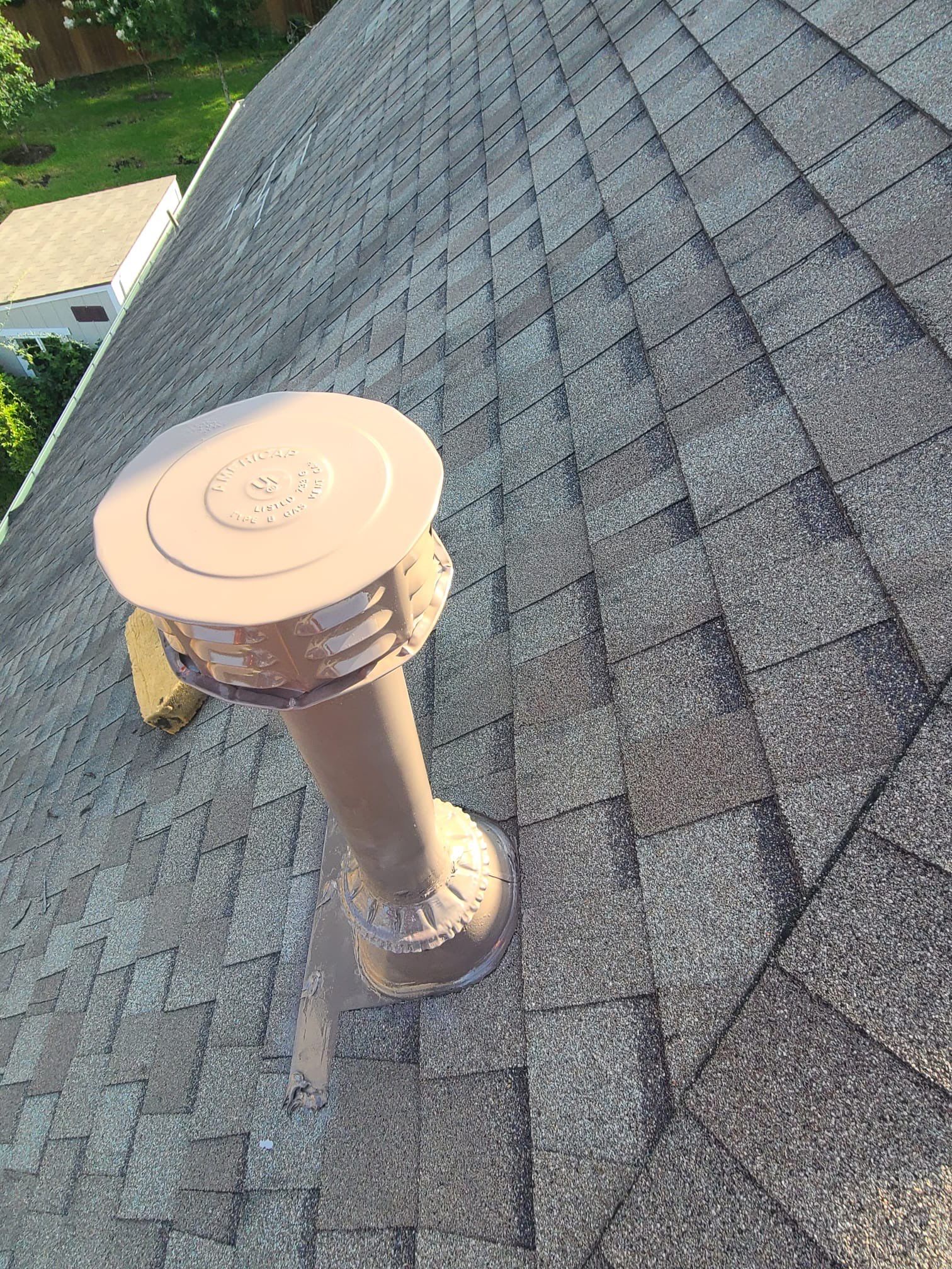 Hail Damage using Owen's Corning Duration (Lifetime) Shingles by Roof Repair Company