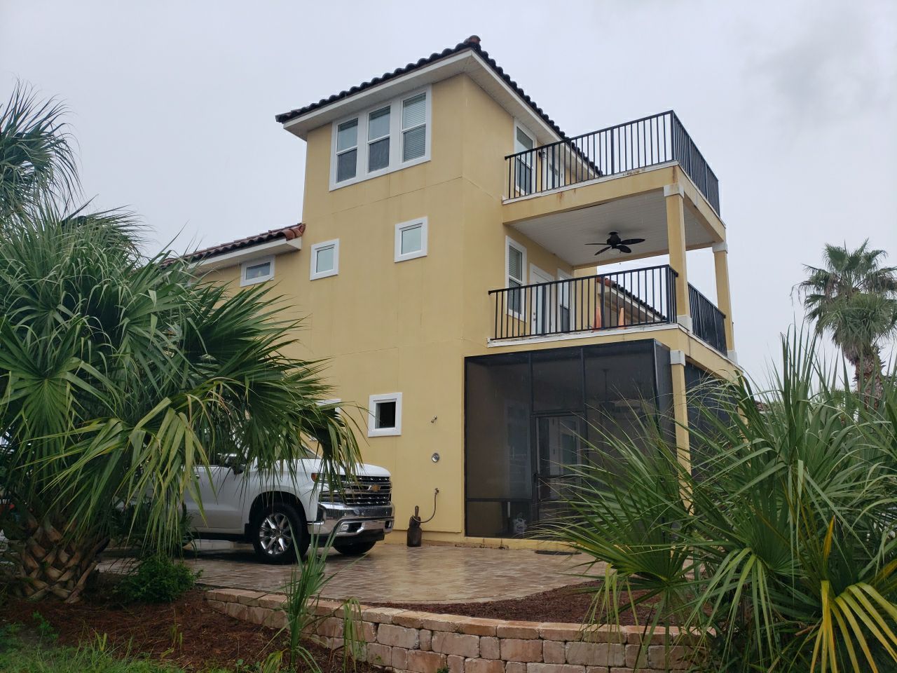 Three-Story Home Gutter Installation using K-Style Seamless Gutters by Gutter Professors