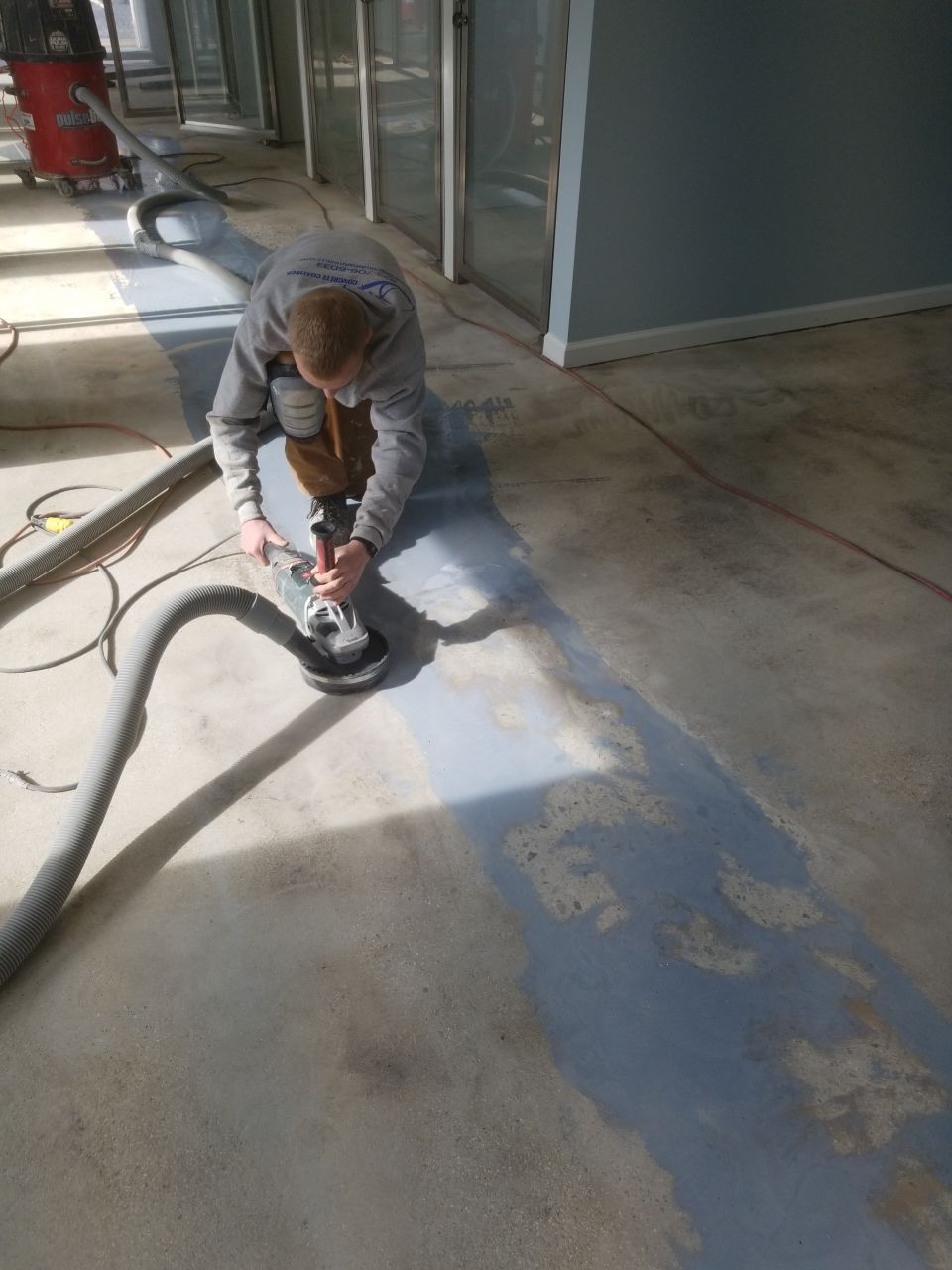 Kennel Floor Coating and Wall Painting using Penntek by Spectrum Painting, LLC