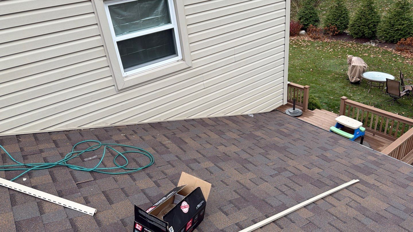 Roof Replacement using Owens Corning Teak by 180 Contractors