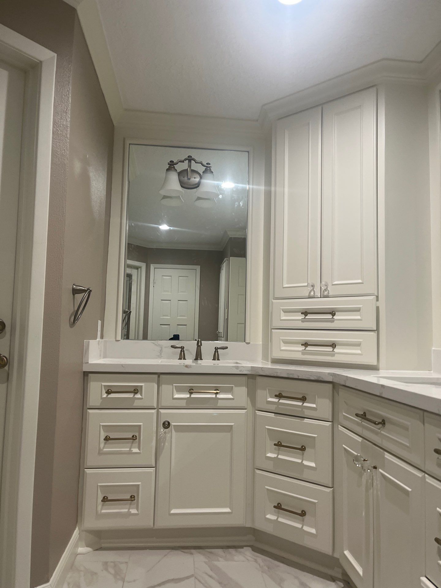 Bathroom Remodel with Water Mitigation Equipment | LT Contractors by L&T General Contractors and Restoration INC