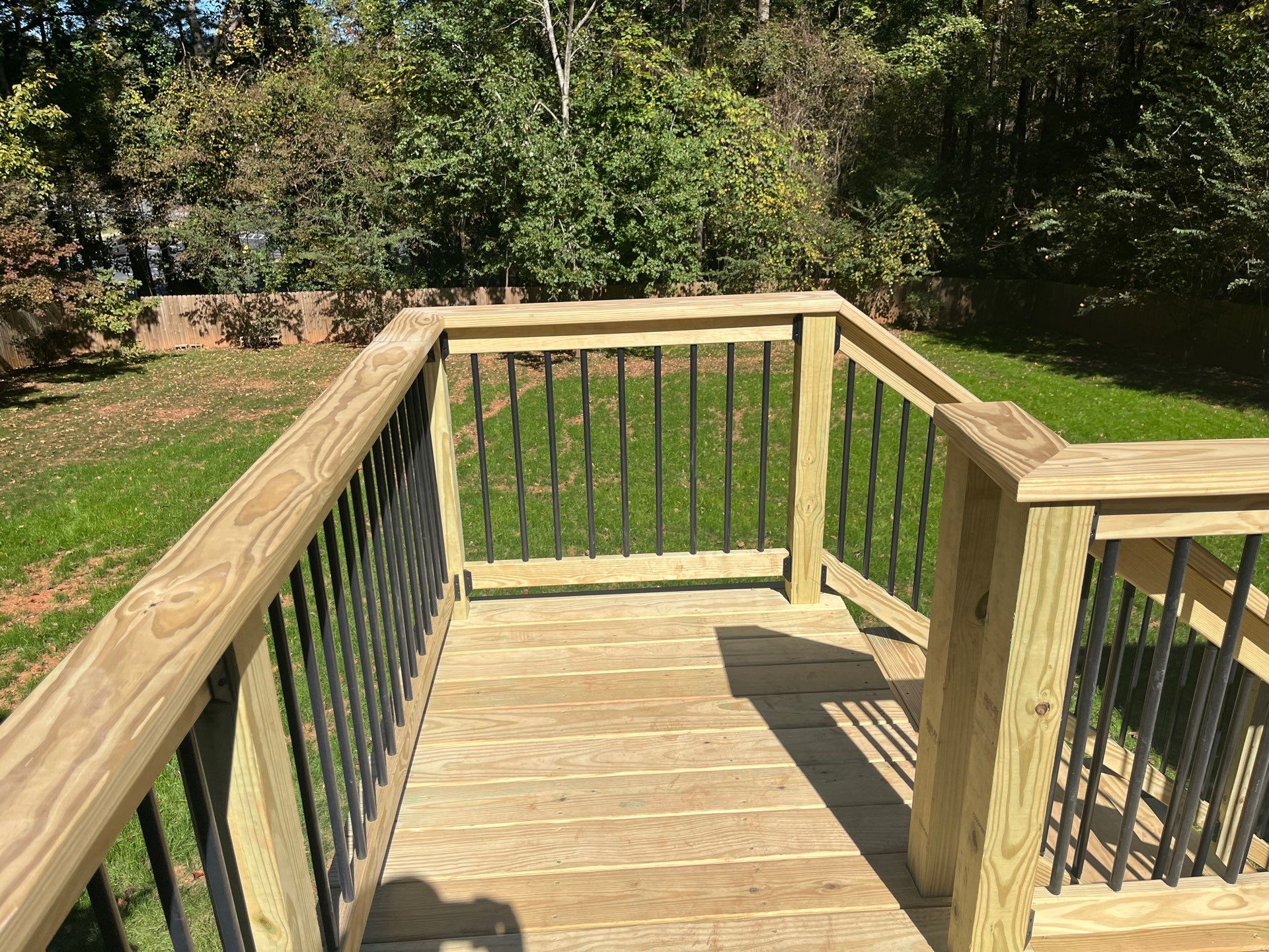 Deck Resurface using Pressure Treated Pine in Lilburn, GA by Nelson Exteriors
