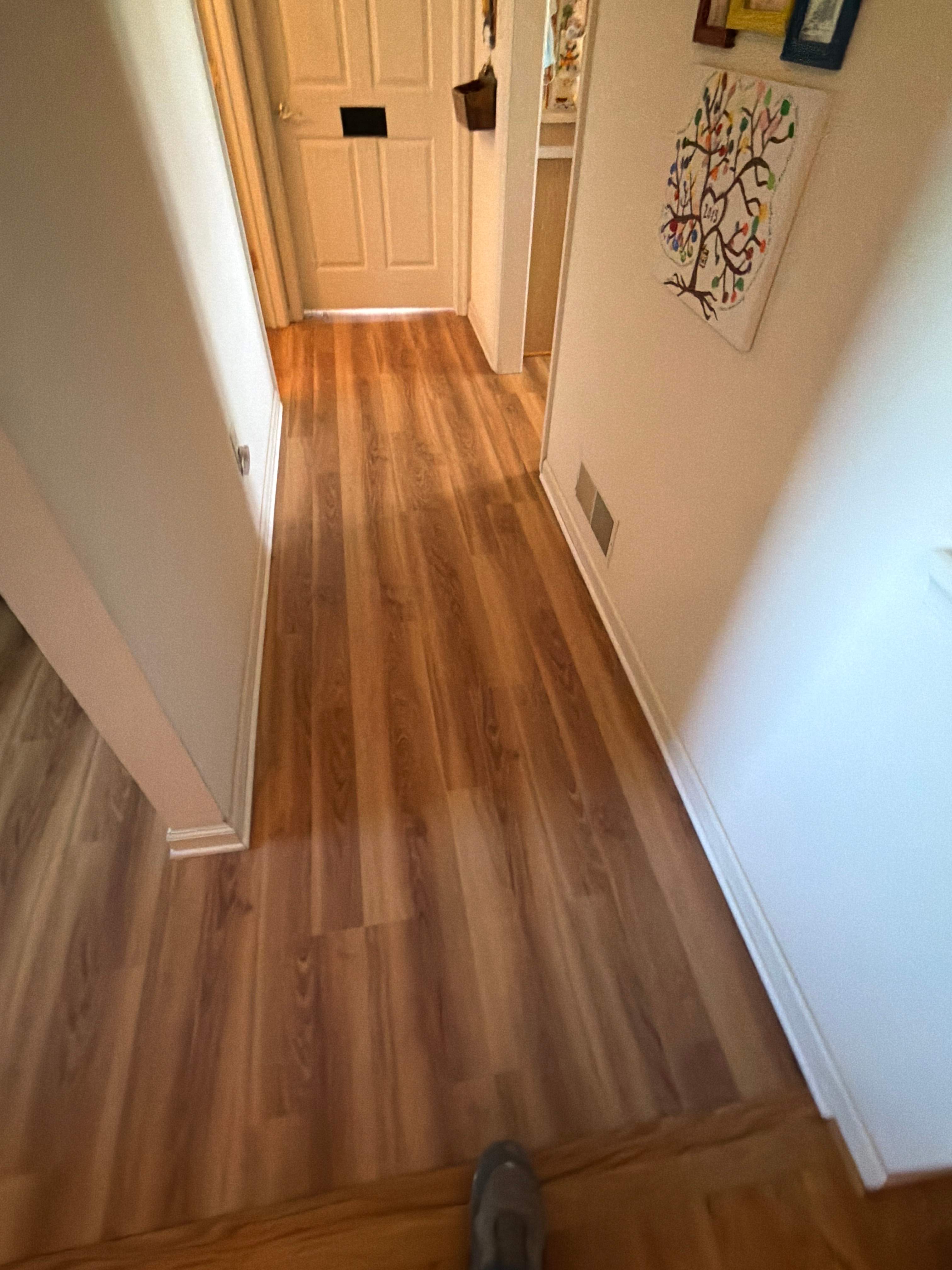 LVP Flooring Installation & Bathroom Flooring Upgrade by Laser Focused Solutions LLC