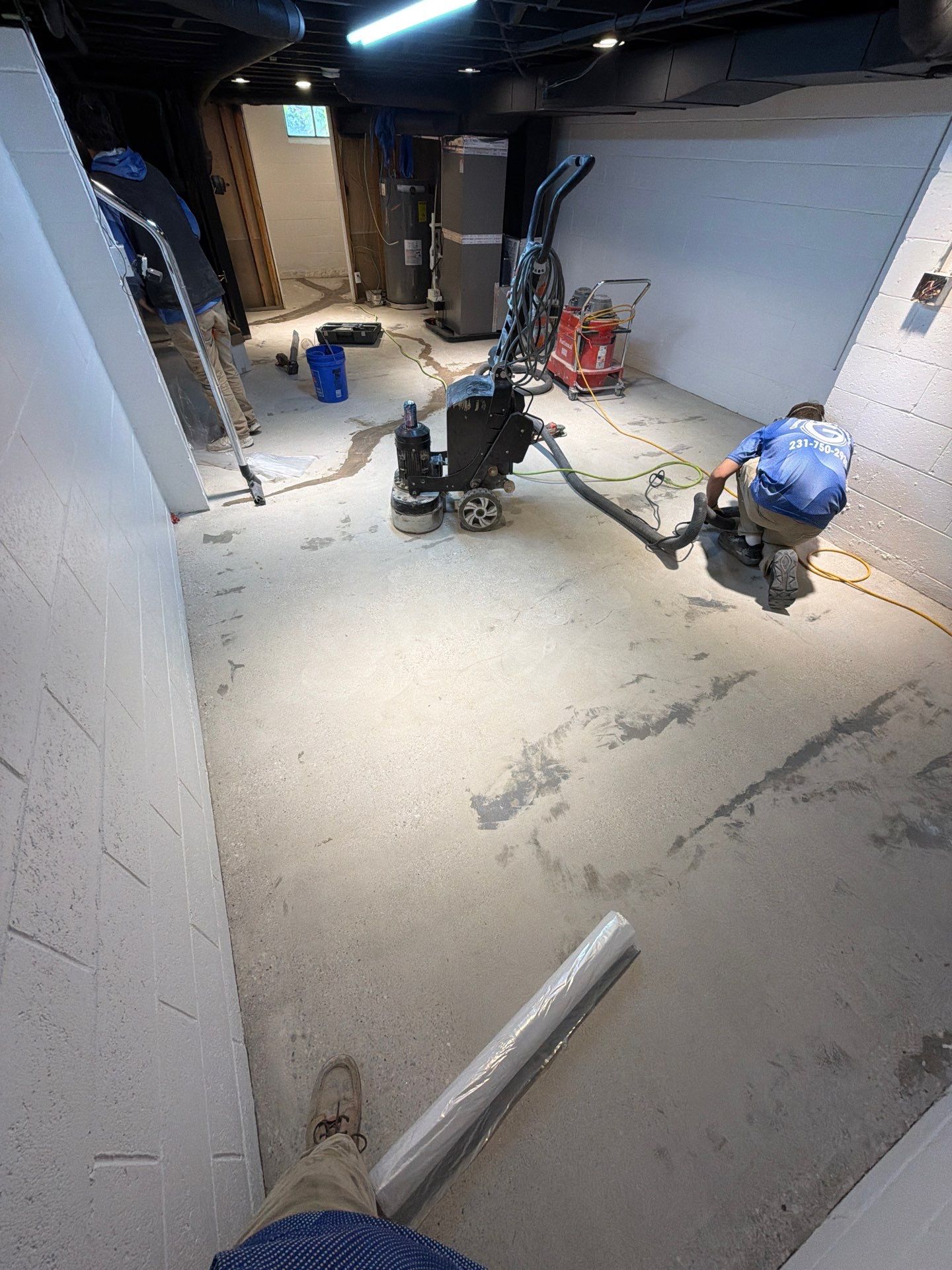 Epoxy Flake floor in Holland Michigan! by Gordon Painting